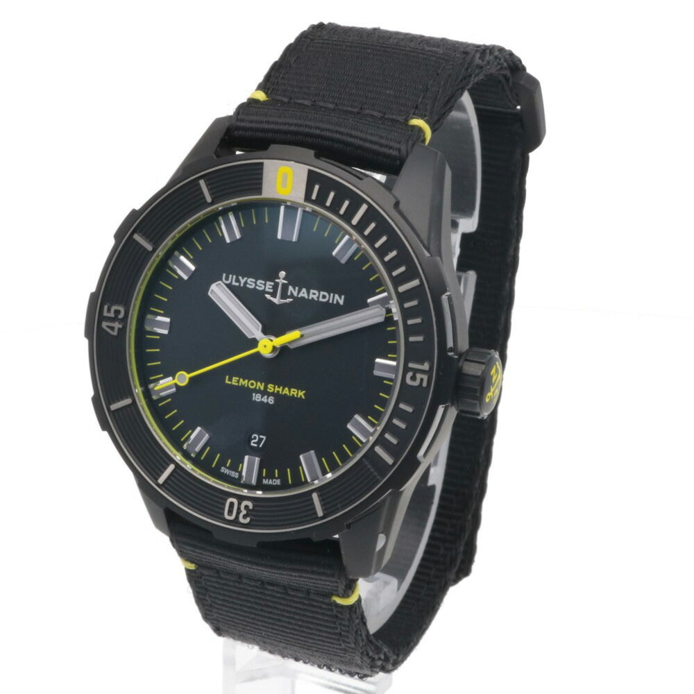Ulysse Nardin Lemon Shark Watch Stainless Steel 8163-175/92 Automatic Men's Limited to 300 pieces worldwide — Very Good