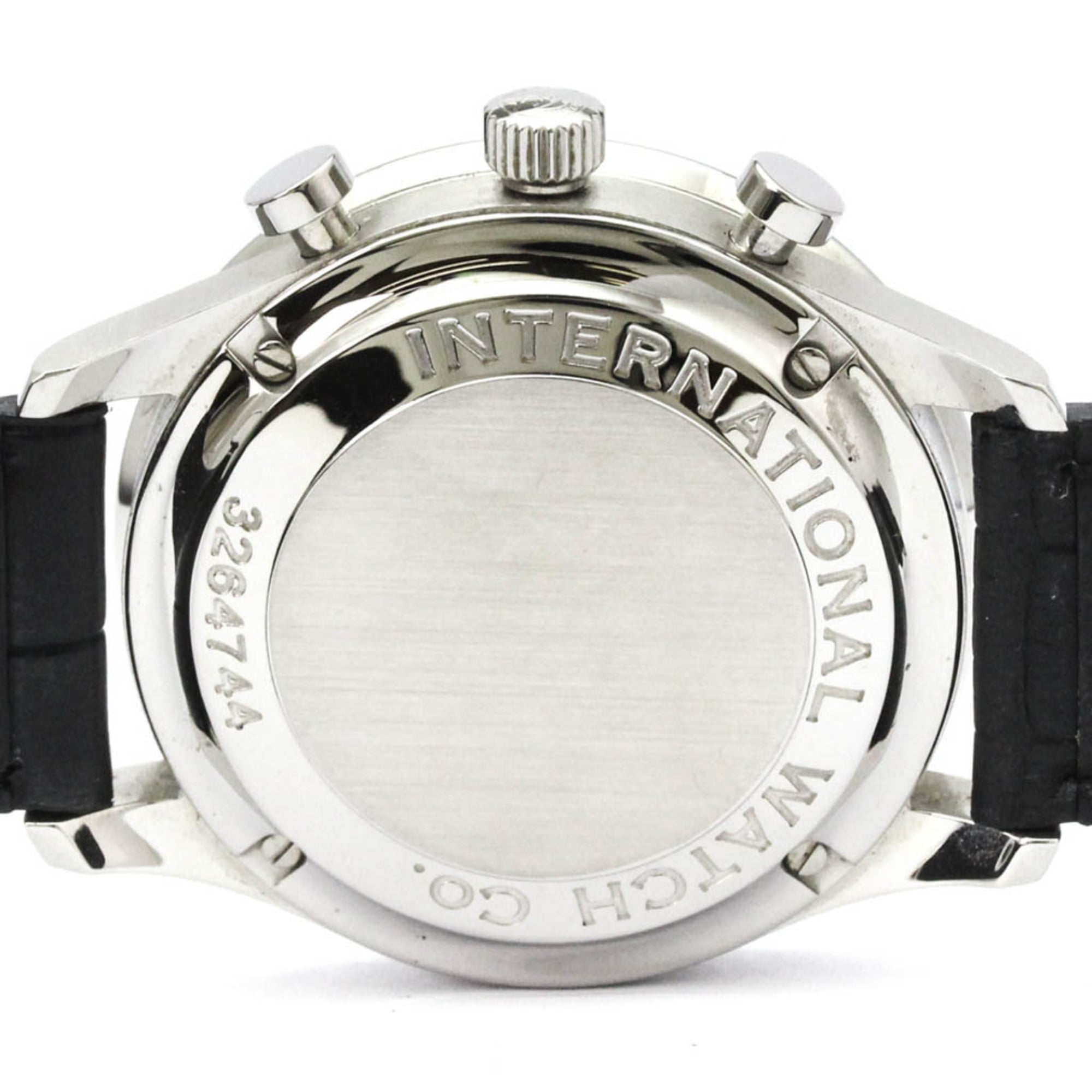IWC Portugieser Chronograph Automatic Steel Watch IW371438 Polished — Very Good