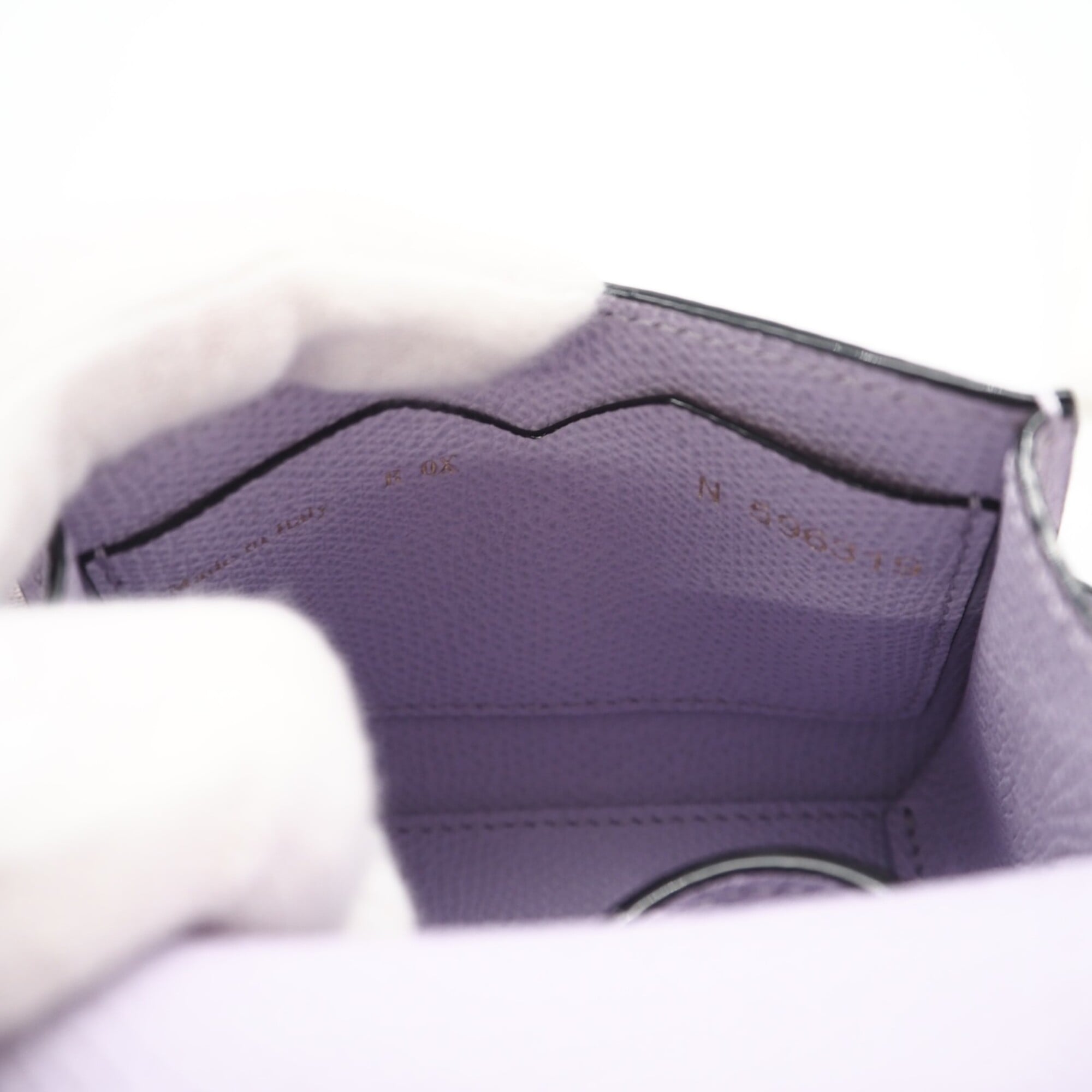 Valextra Iside Belt Mini Bag SGES0061028 Shoulder Purple Calf Leather Women's — New - Store Return