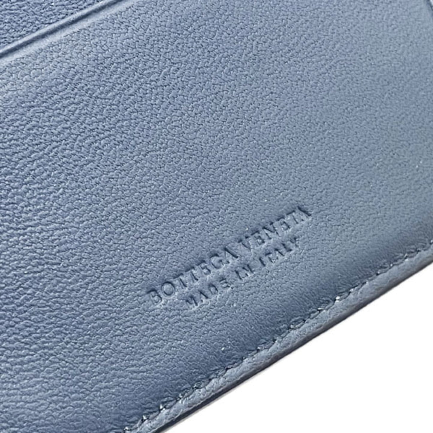 Bottega Veneta Intrecciato Leather Bi-fold Wallet in Navy Blue (114073) and BOTTEGA VENETA Mesh Compact (TRN-15876)