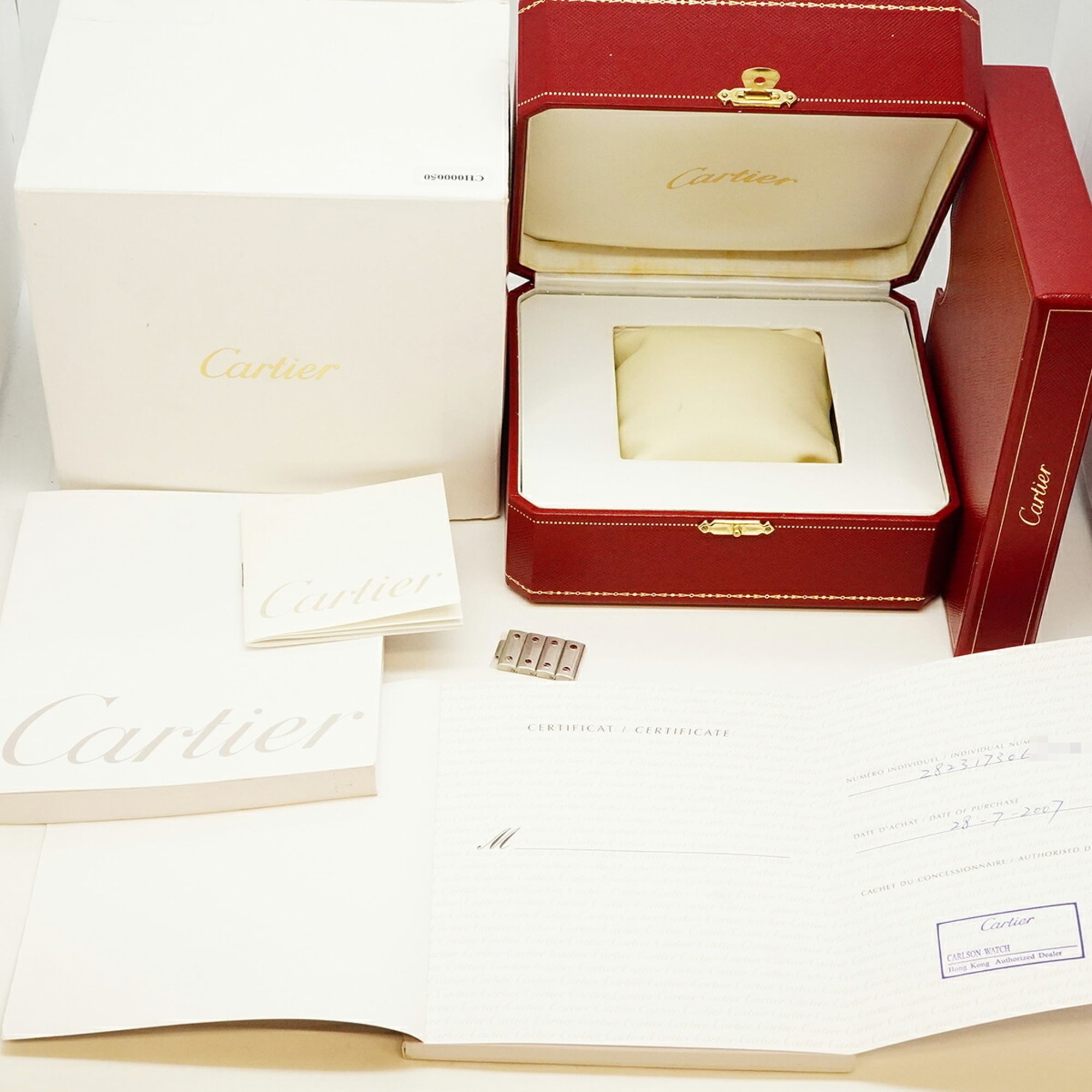 Cartier Santos Galbee XL W20098D6 Silver Dial Men's Watch — Good