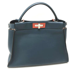 Fendi 8BN290 Bag Shoulder Bag Hand Bag blue — Like New