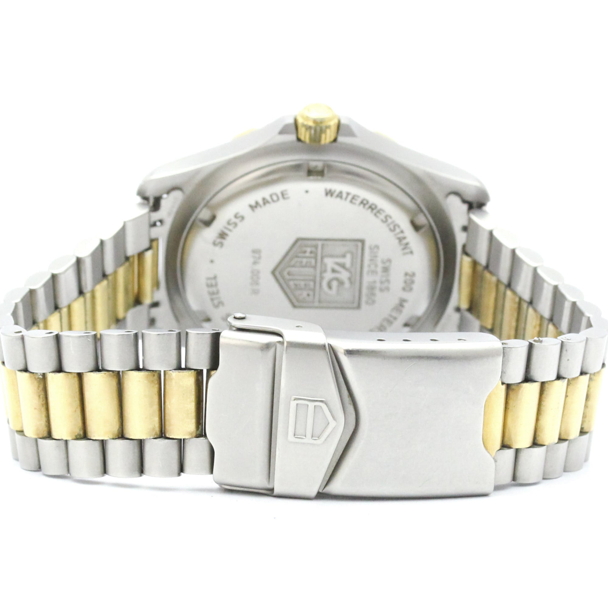 TAG HEUER 2000 Professional Gold Plated Steel Quartz Mens Watch 974.006R — Good