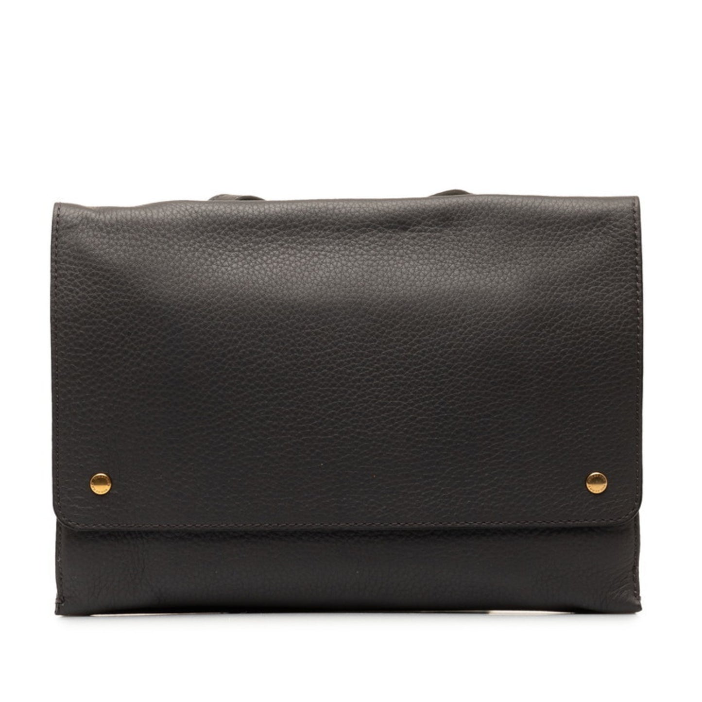 Burberry Shoulder Wallet Bag Black Leather Women's BURBERRY