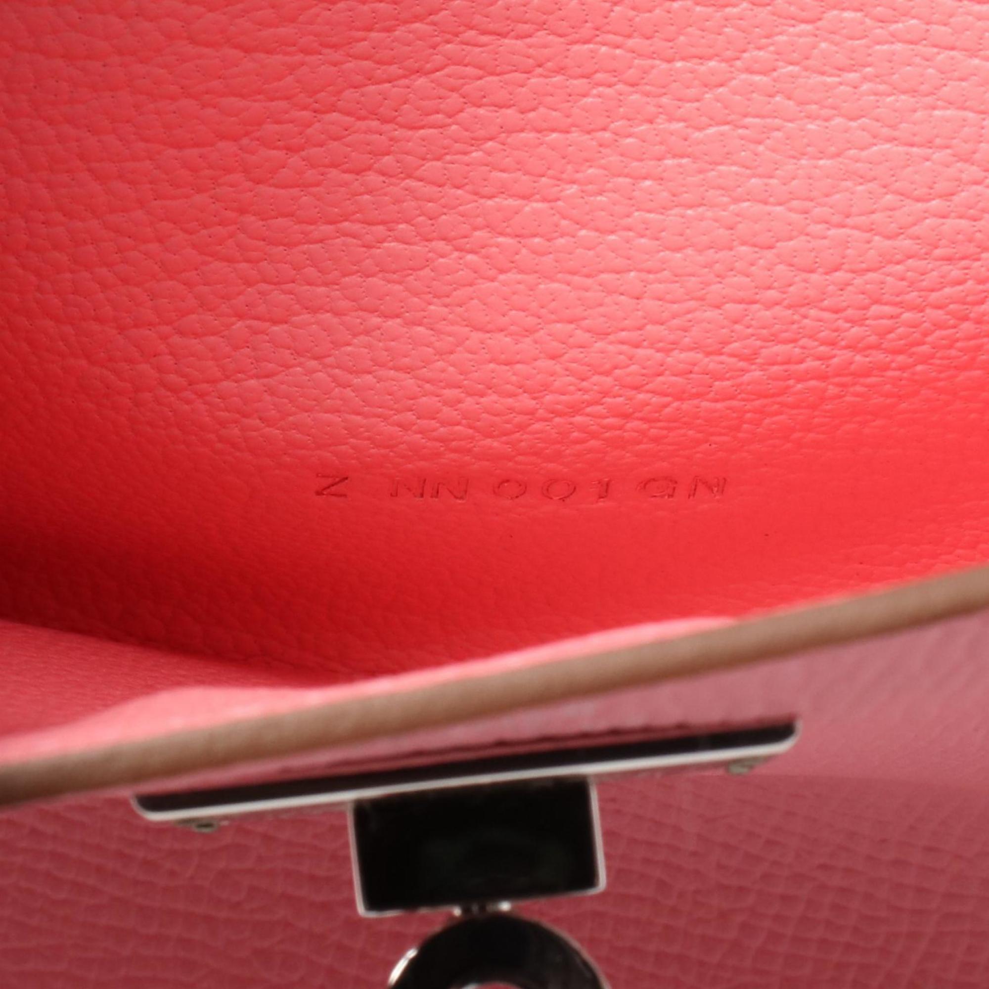 Hermes Hermès Kelly Pocket To-Go Second Bag/Clutch Bag, Leather Epsom Leather, Women's, Pink