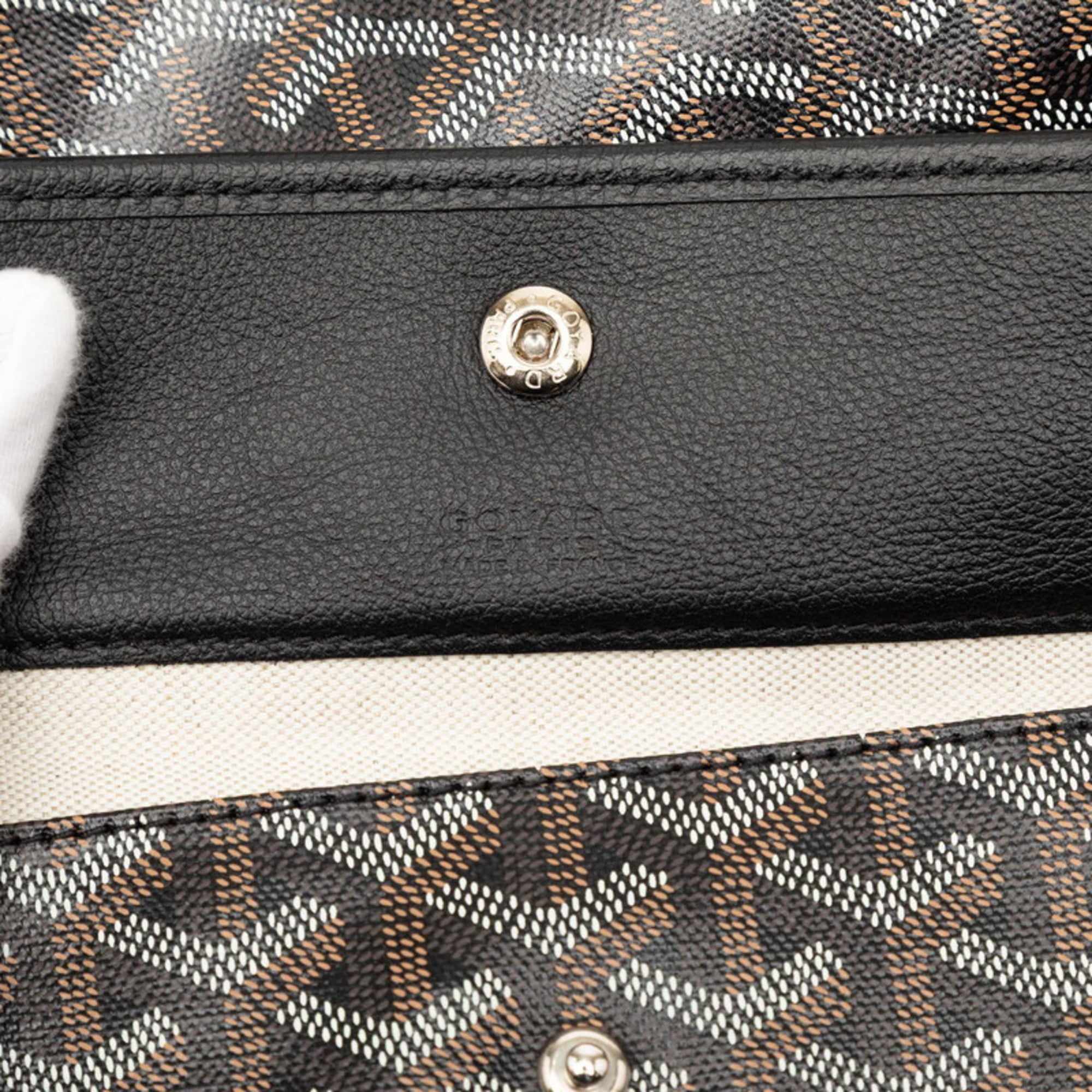 Goyard Saint Louis PM Tote Bag Black/Brown Women's GOYARD