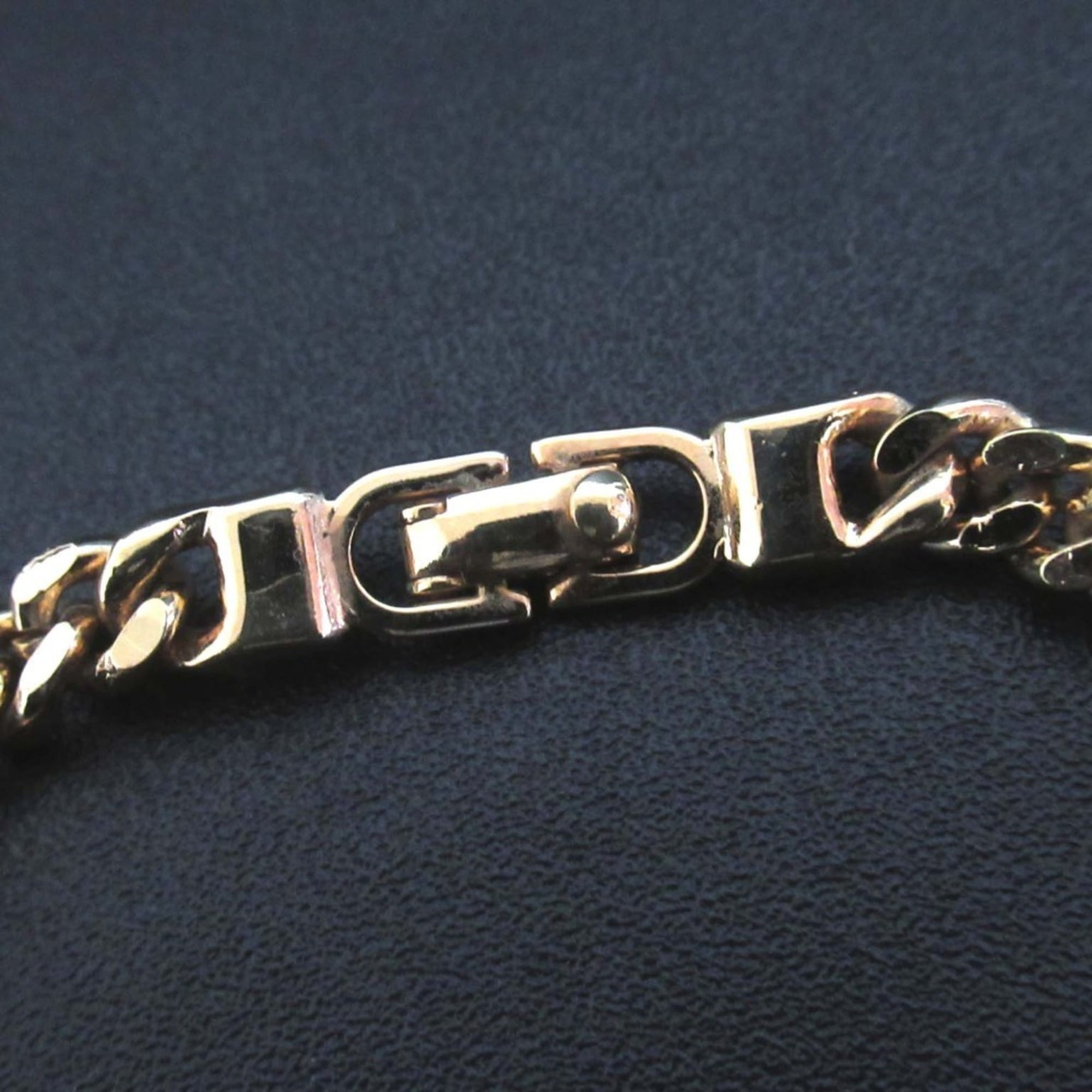 Christian Dior Vintage Logo ID Bracelet GP Gold Color for Men and Women