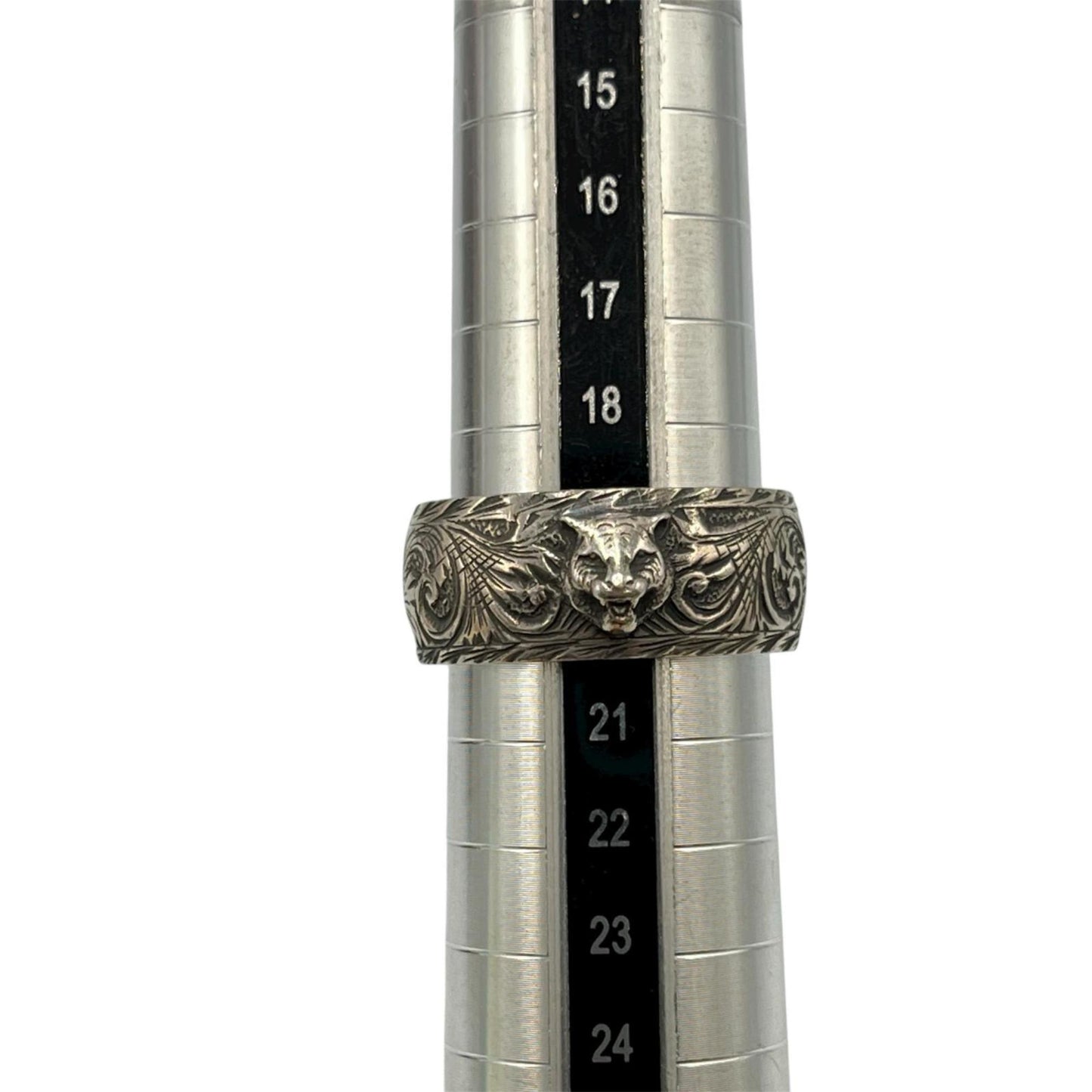 Gucci Cat Head Ring in Silver 925 for Men