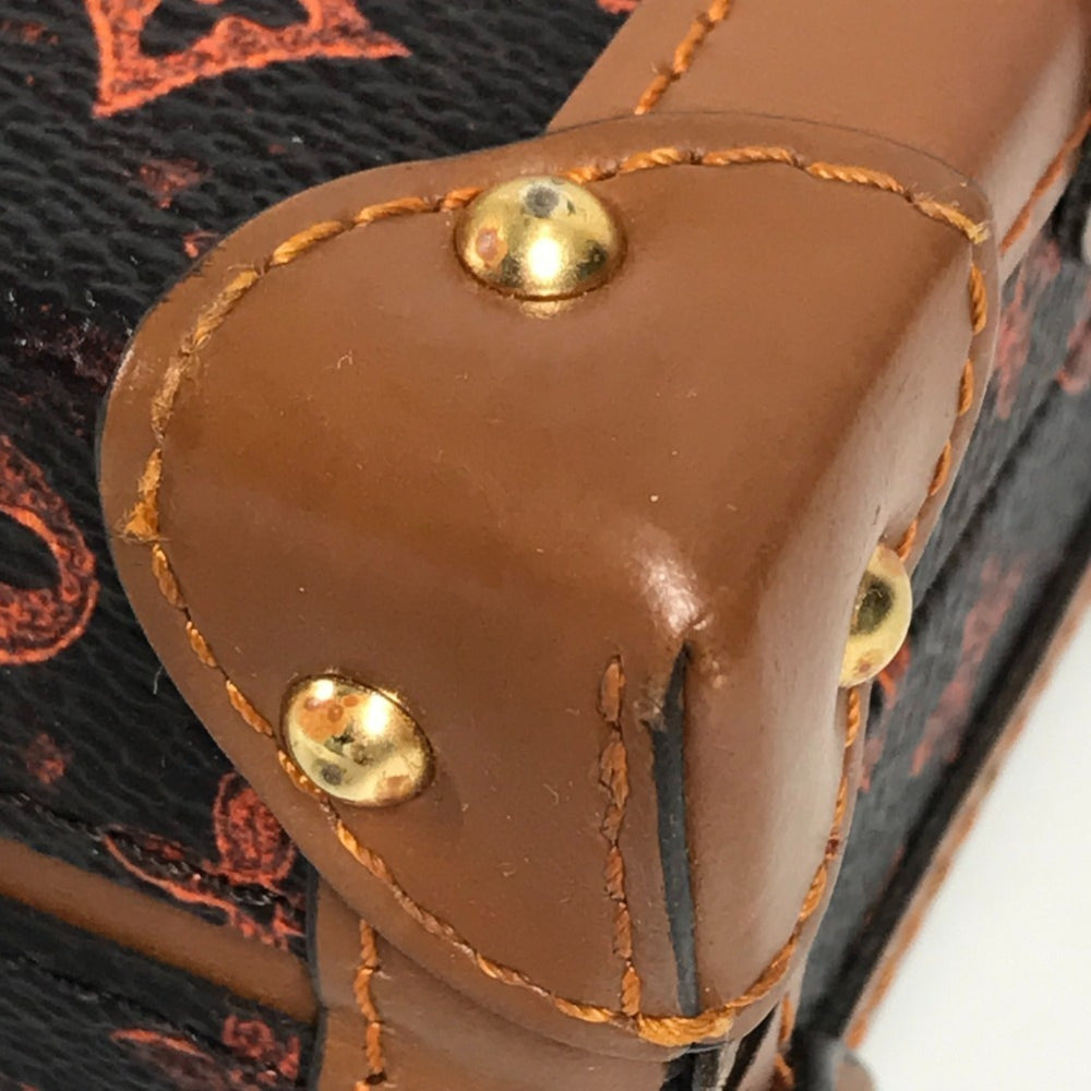 LOUIS VUITTON M44407 Monogram Catgram Petite Malle NM Clutch Bag, 2-Way Shoulder Canvas, Men's/Women's, Brown — Like New