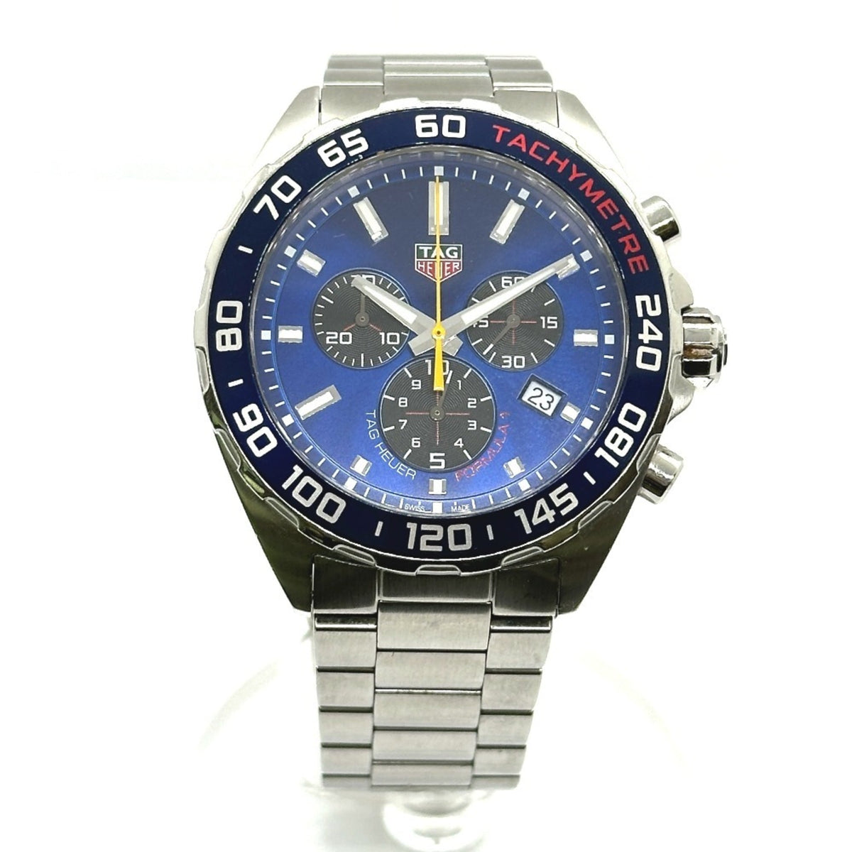 TAG HEUER CAZ101AL.BA0842 Formula 1 Red Bull Racing Collaboration Chronograph Quartz Watch Wristwatch Stainless Steel Men's Silver — Good