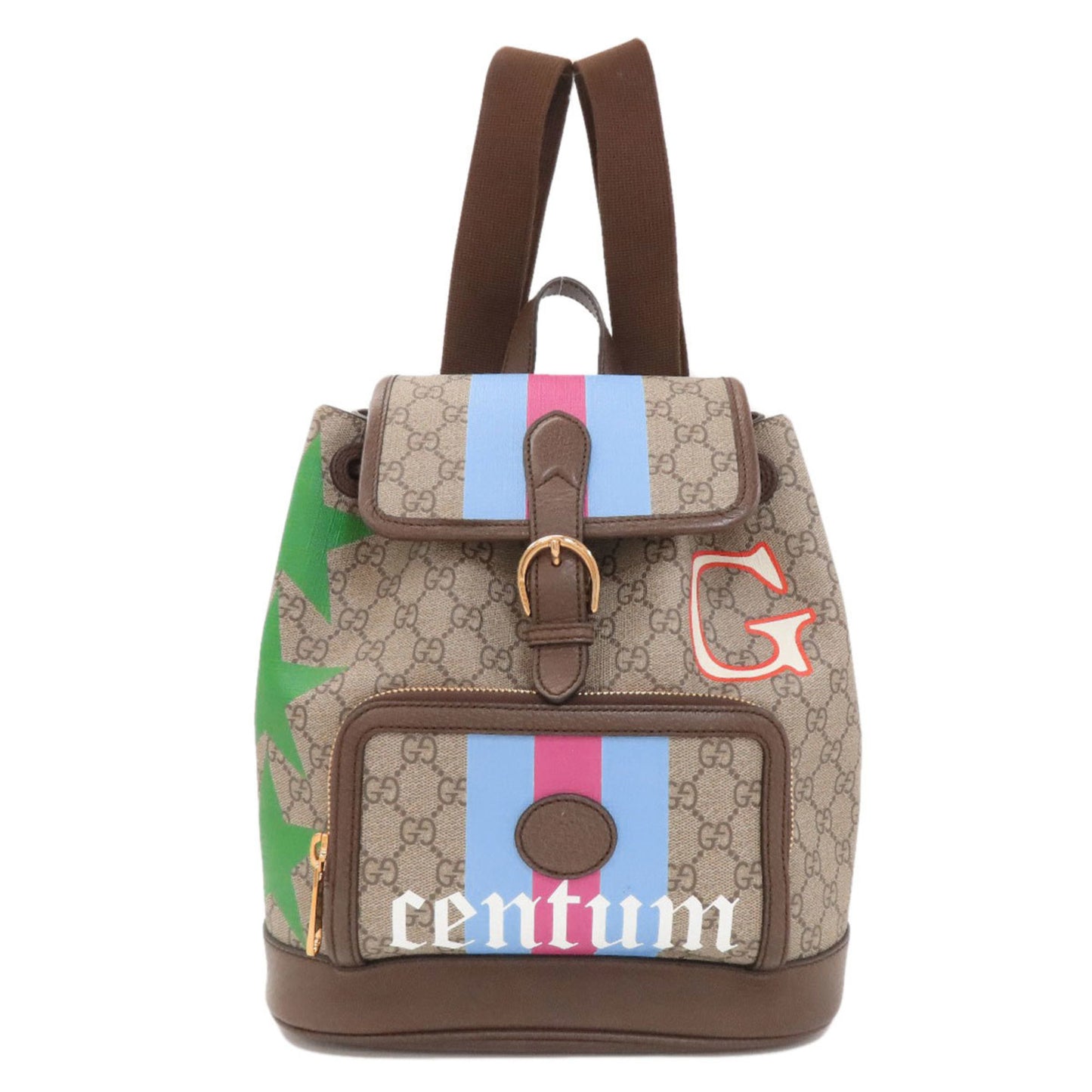 Gucci 674147 GG Supreme Print Star Backpack/Daypack in PVC for Women