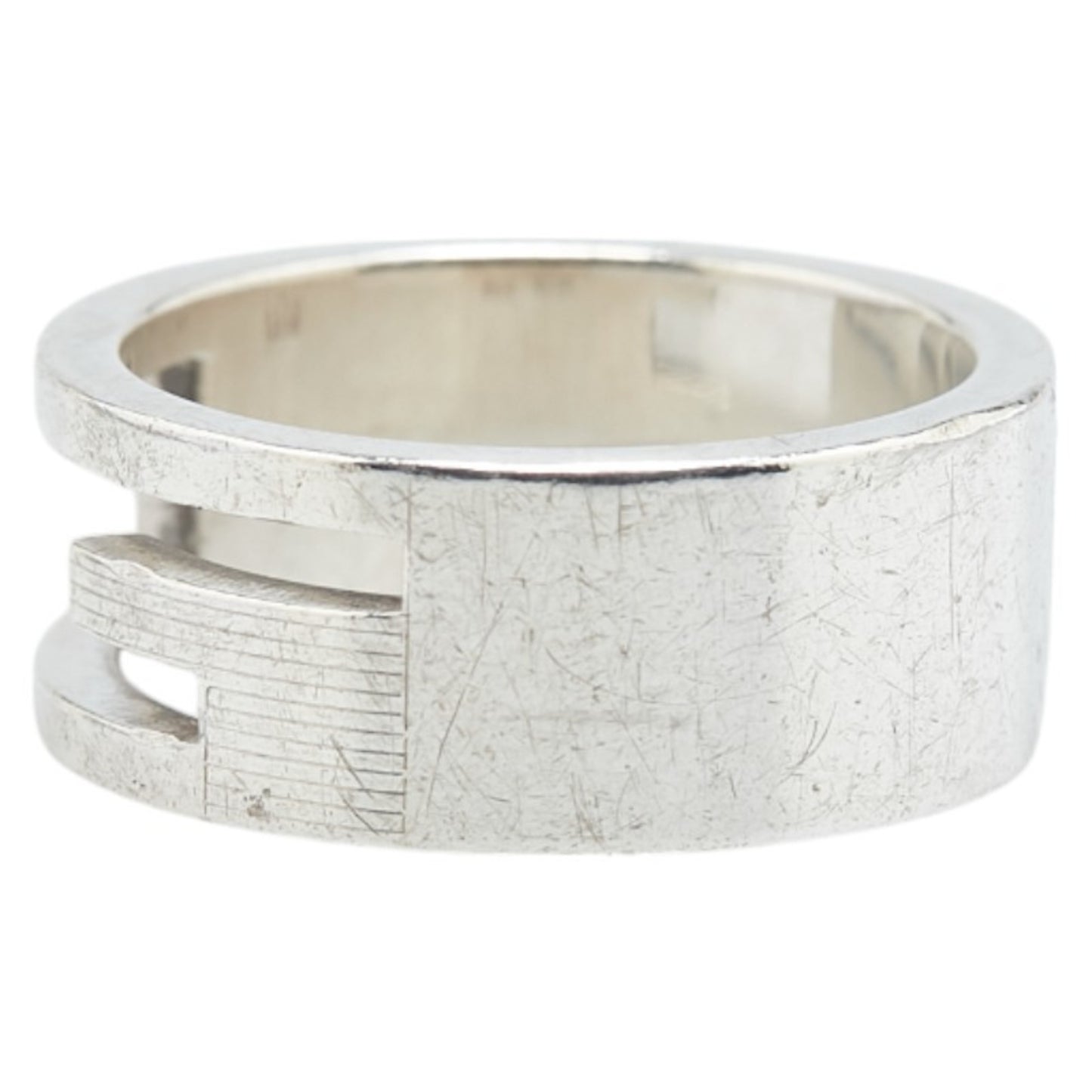 Gucci Branded G Ring, SV925 Silver, Women's, GUCCI