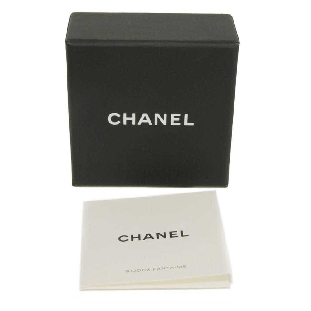 Chanel CHANEL Earrings Heart Coco Mark Hoop Swing Stud B22P CC Gold AB7919 Women's — Like New
