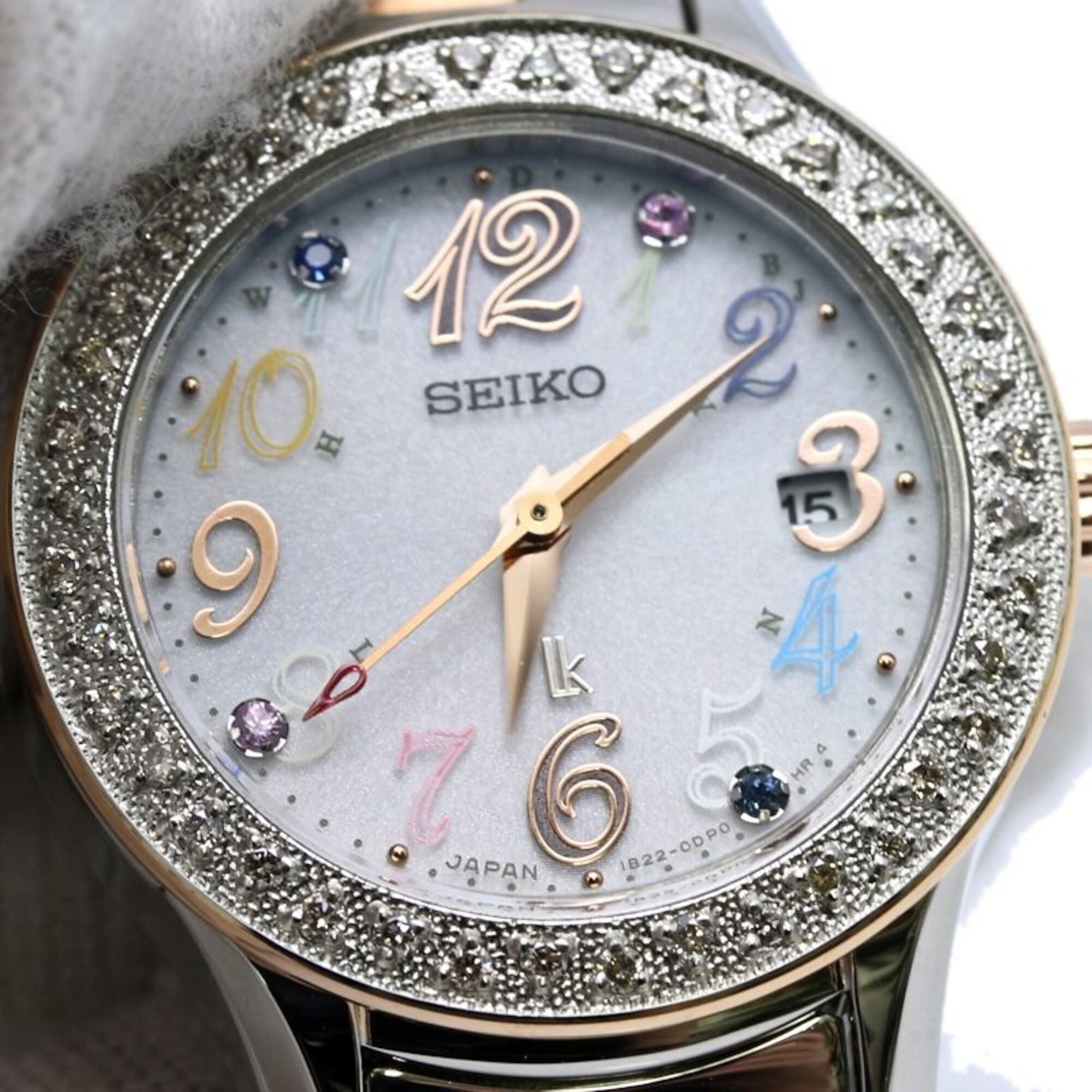 SEIKO Lukia Diamond Limited Edition SSVW069 1B22-0BX0 Women's Watch Stainless Steel /40416 — New - Store Return