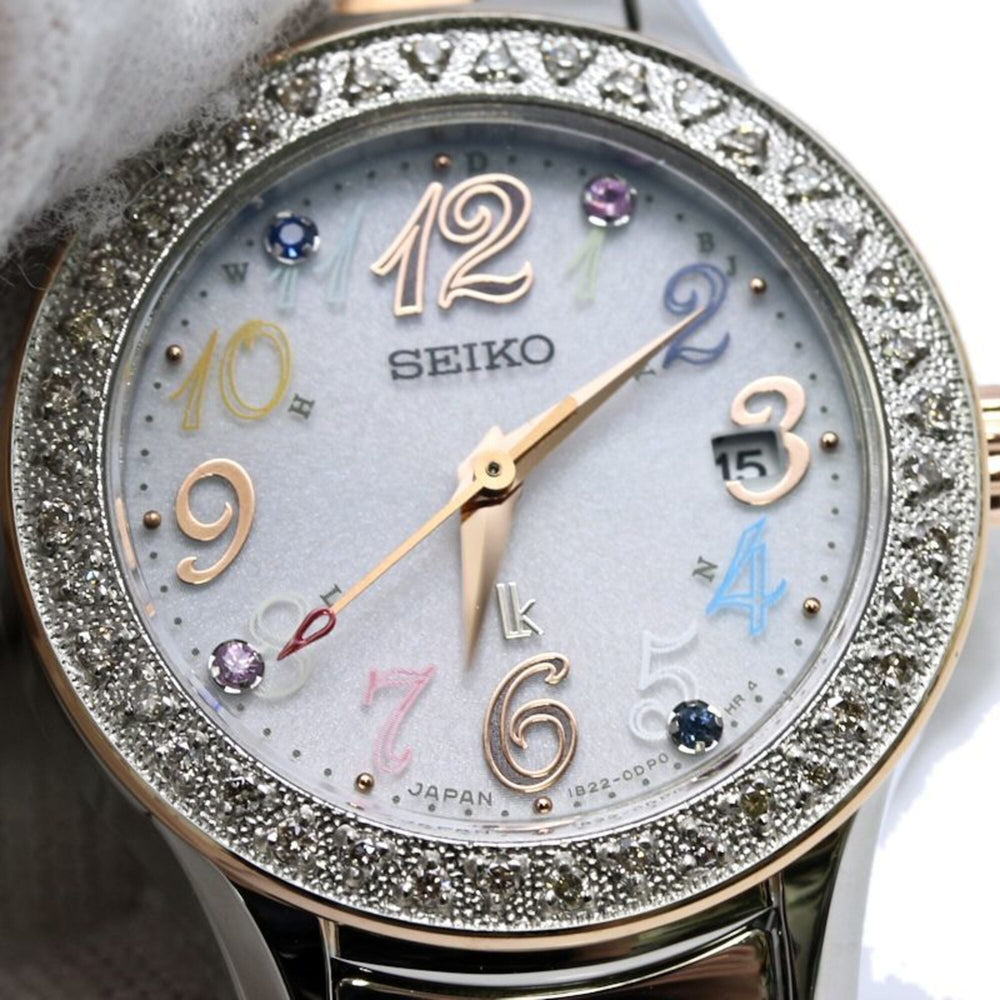 SEIKO Lukia Diamond Limited Edition SSVW069 1B22-0BX0 Women's Watch Stainless Steel /40416 — New - Store Return
