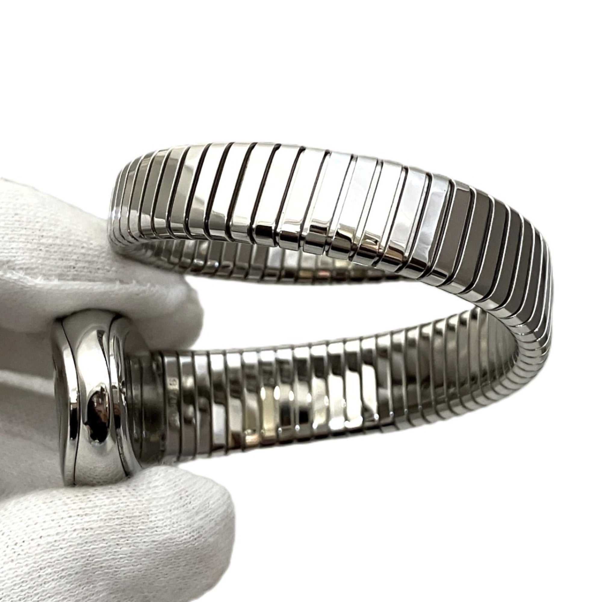 Bulgari BVLGARI Serpenti watch, total weight 61.2g, stainless steel, quartz movement, silver dial, SP35S — Good