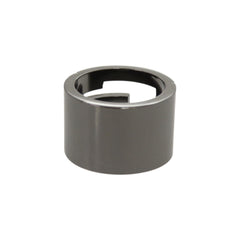 Like new Gucci Branded G Logo Cutout Silver 925 Gunmetal Ring 0740 — Like New