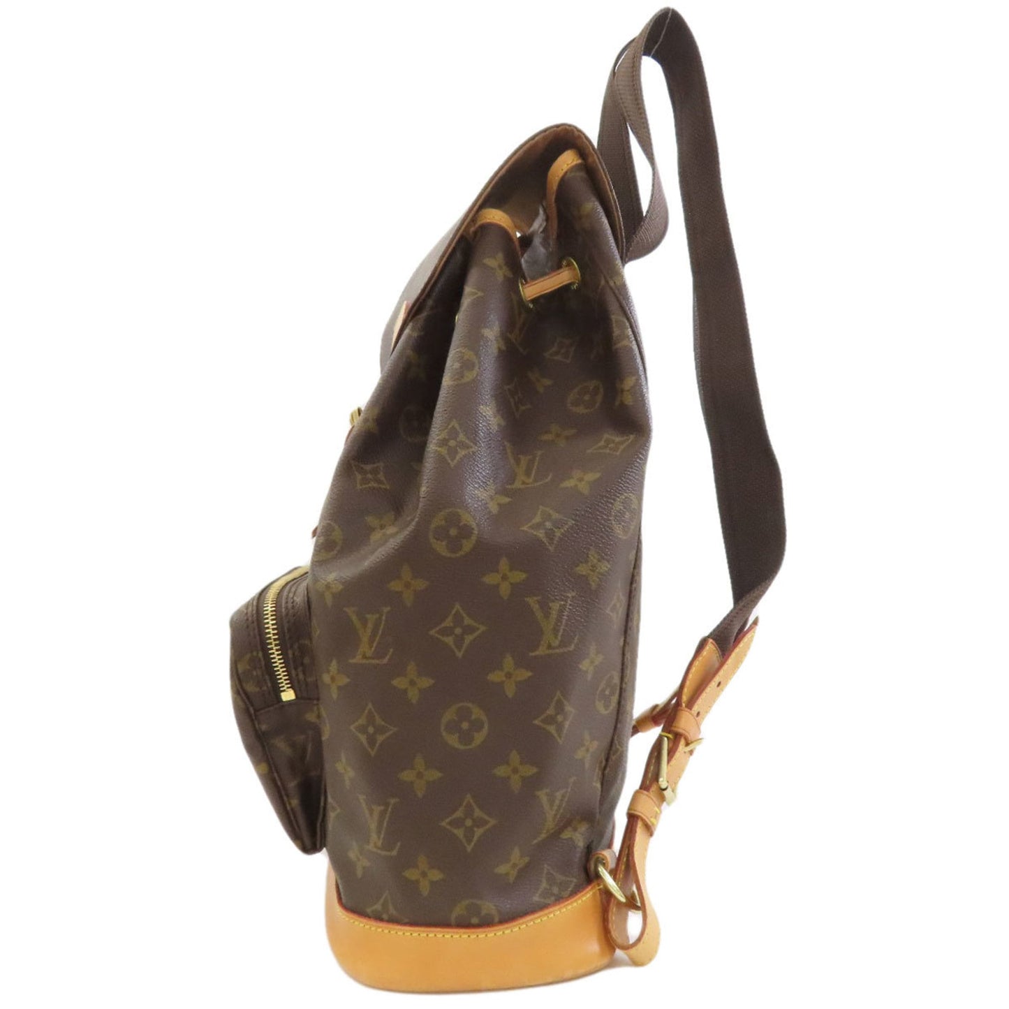 Louis Vuitton M51136 Montsouris MM Backpack/Daypack Monogram Canvas Women's LOUIS VUITTON