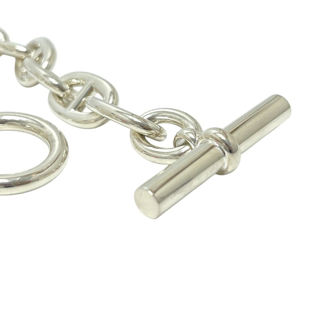 HERMES H101995B Chaine d'Ancre TGM 12-link bracelet SV925 men's silver — New