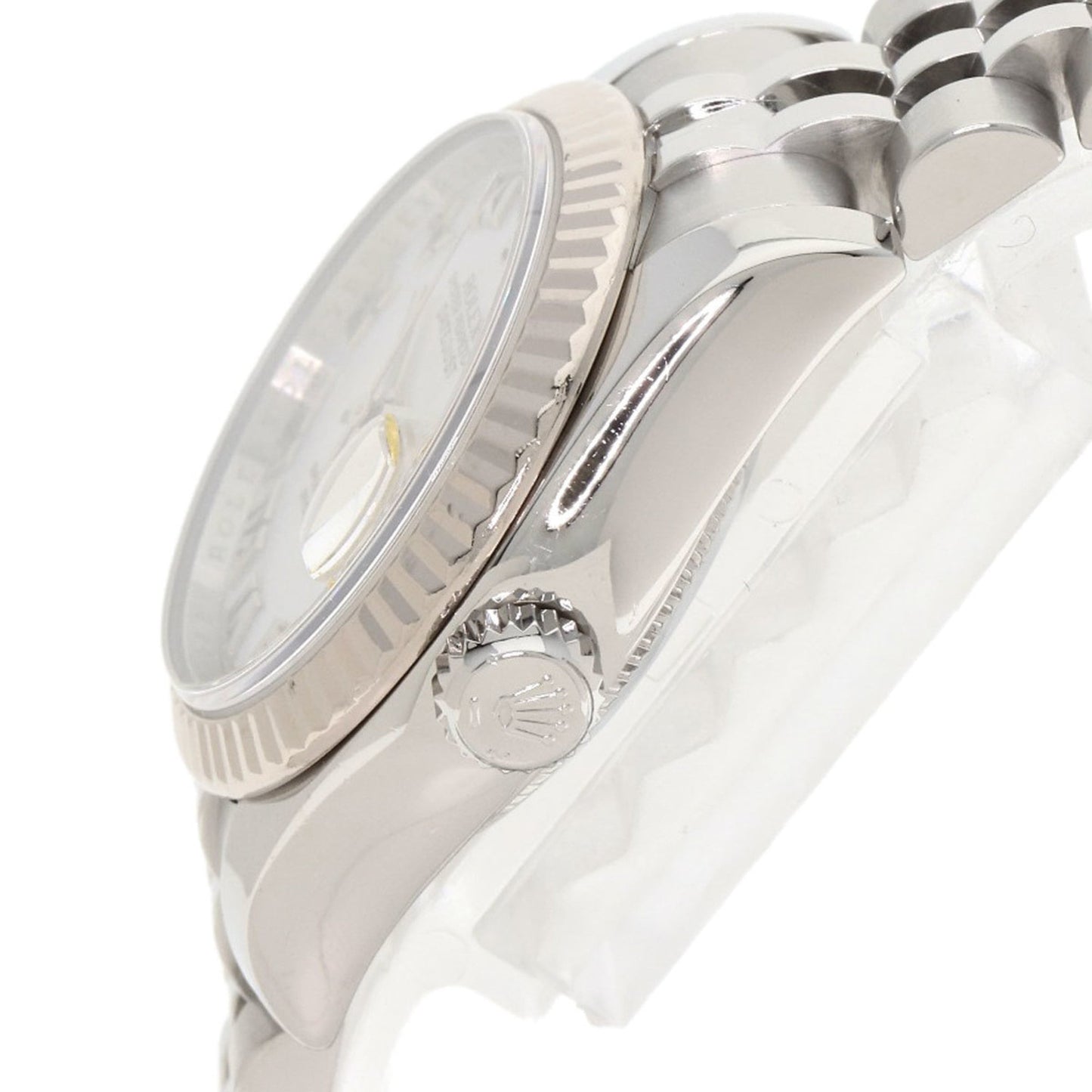 Rolex 179174NR Datejust 10-Piece Diamond Watch in Stainless Steel/SS/18K White Gold for Women