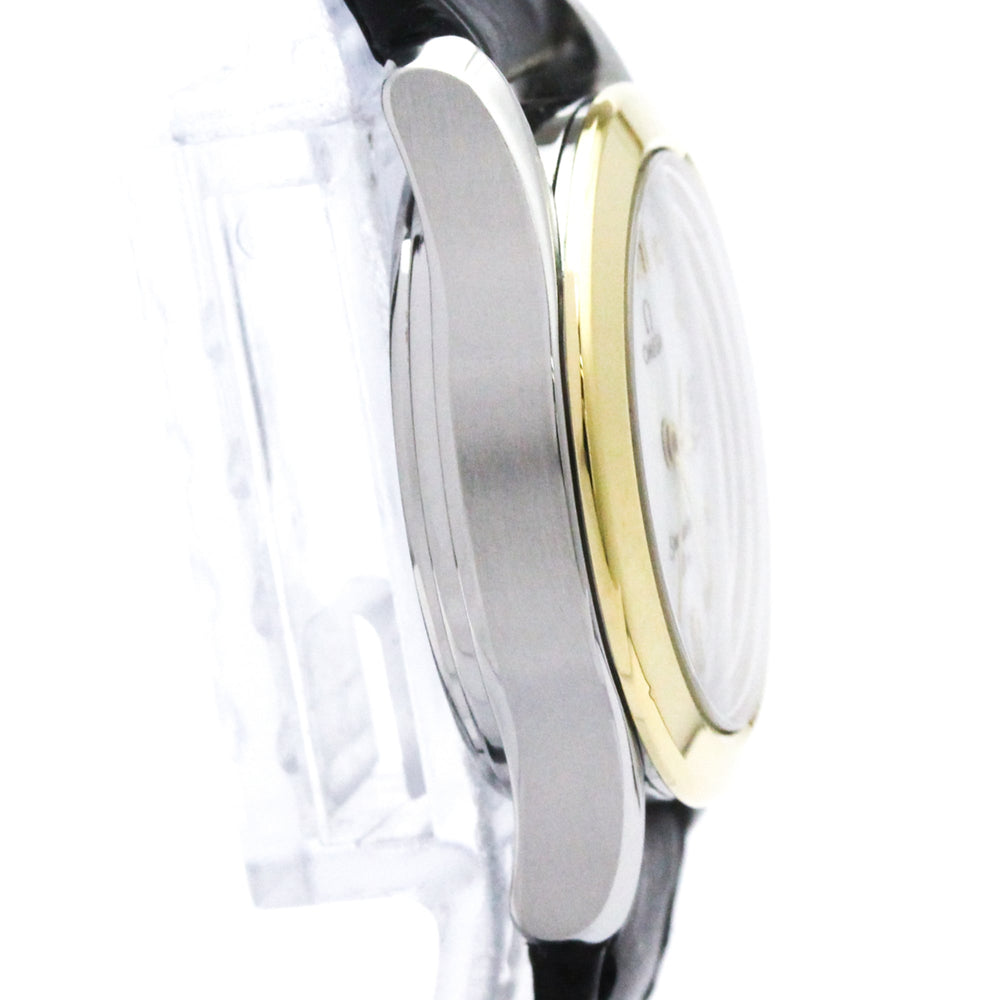 OMEGA Seamaster 120M 18K Gold Steel Quartz Ladies Watch 2471.20 Polished — Very Good