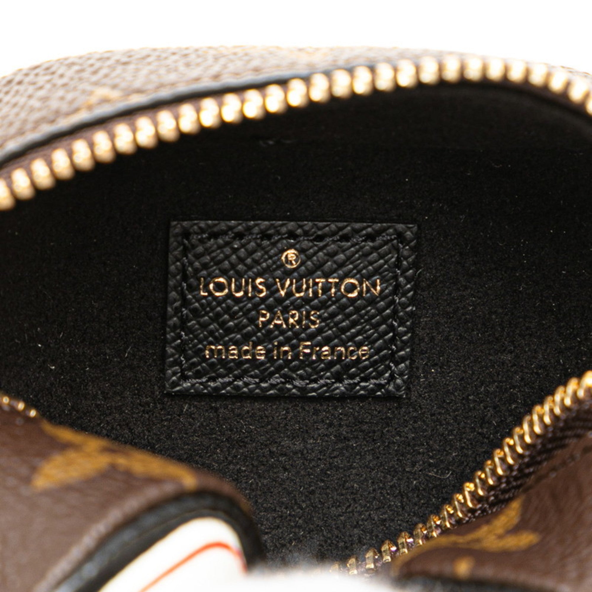 Louis Vuitton Monogram Porto Monnaie Cube Pouch M80231 Brown Multicolor PVC Leather Women's LOUIS VUITTON — Like New