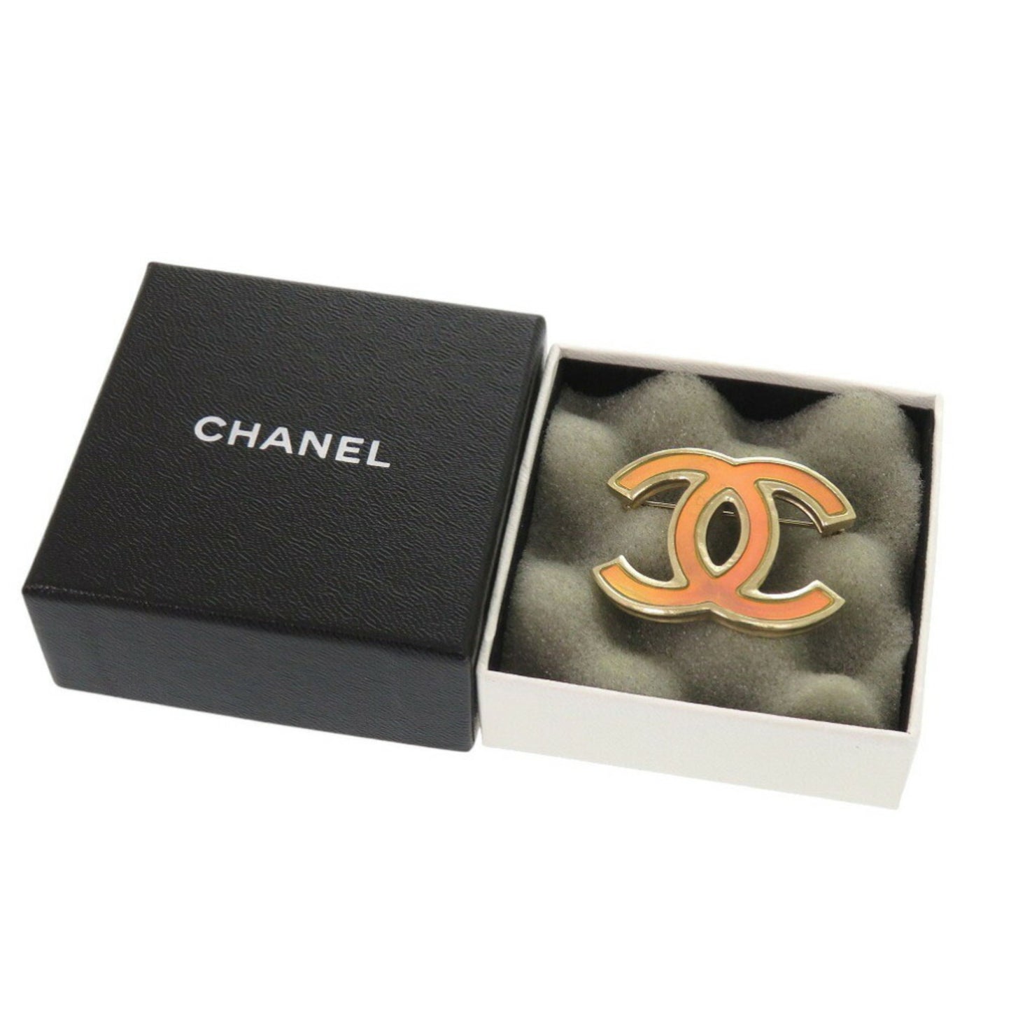 Chanel Coco Mark B12P GP Gold Brooch 0847CHANEL
