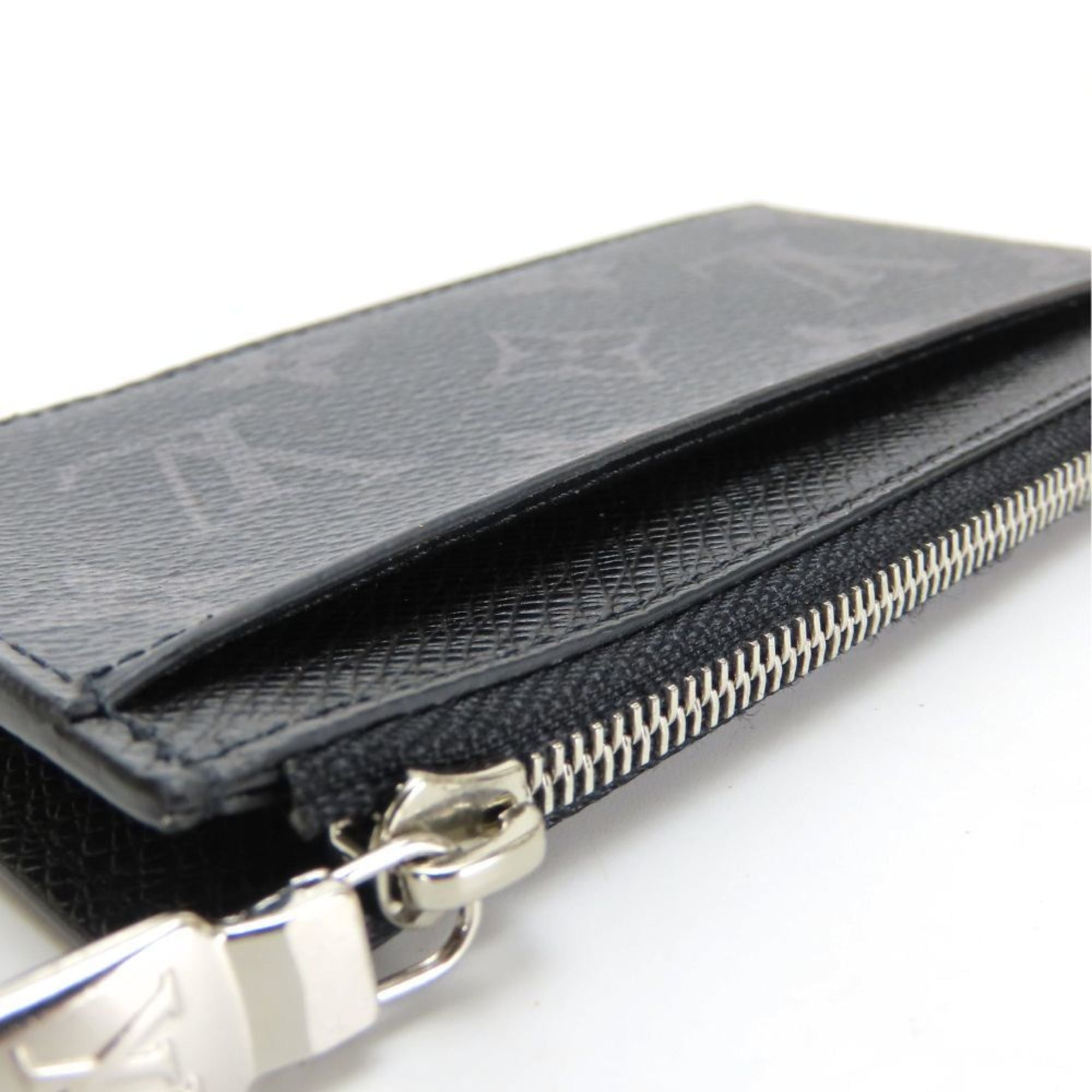 Louis Vuitton Wallet/Coin Case Coin Card Holder M30271 Monogram Eclipse Taiga Noir Lama Men's LOUIS VUITTON