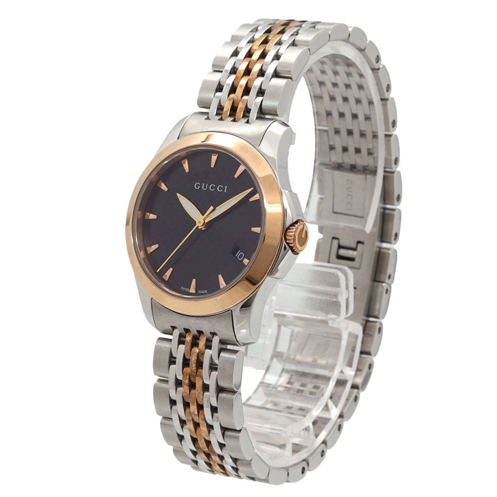 Gucci G-Timeless Combination 126.5 Women's Watch Date Black Quartz G Timeless — Like New