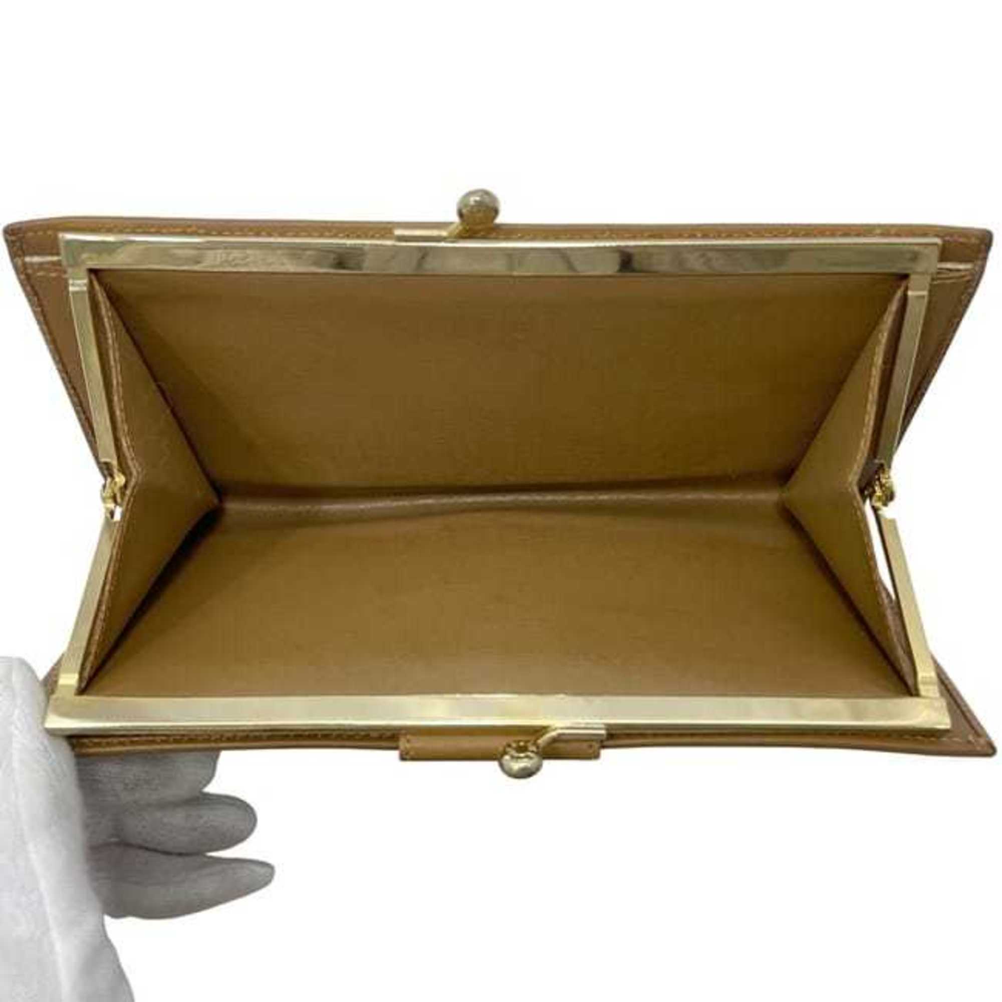 Celine bifold long wallet ec-24646 brown macadam PVC leather M05 CELINE women's and men's