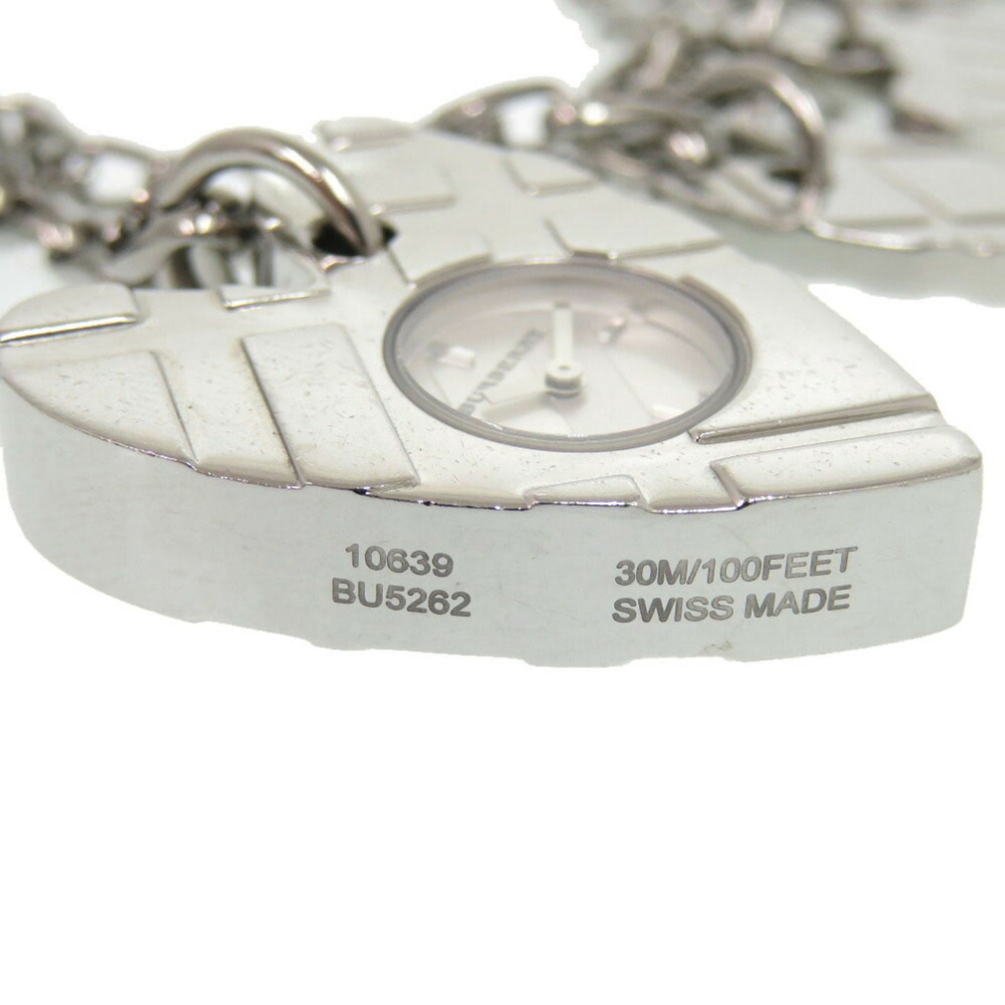 Burberry Heart Bracelet Stainless Steel Silver Quartz Watch 0230BURBERRY