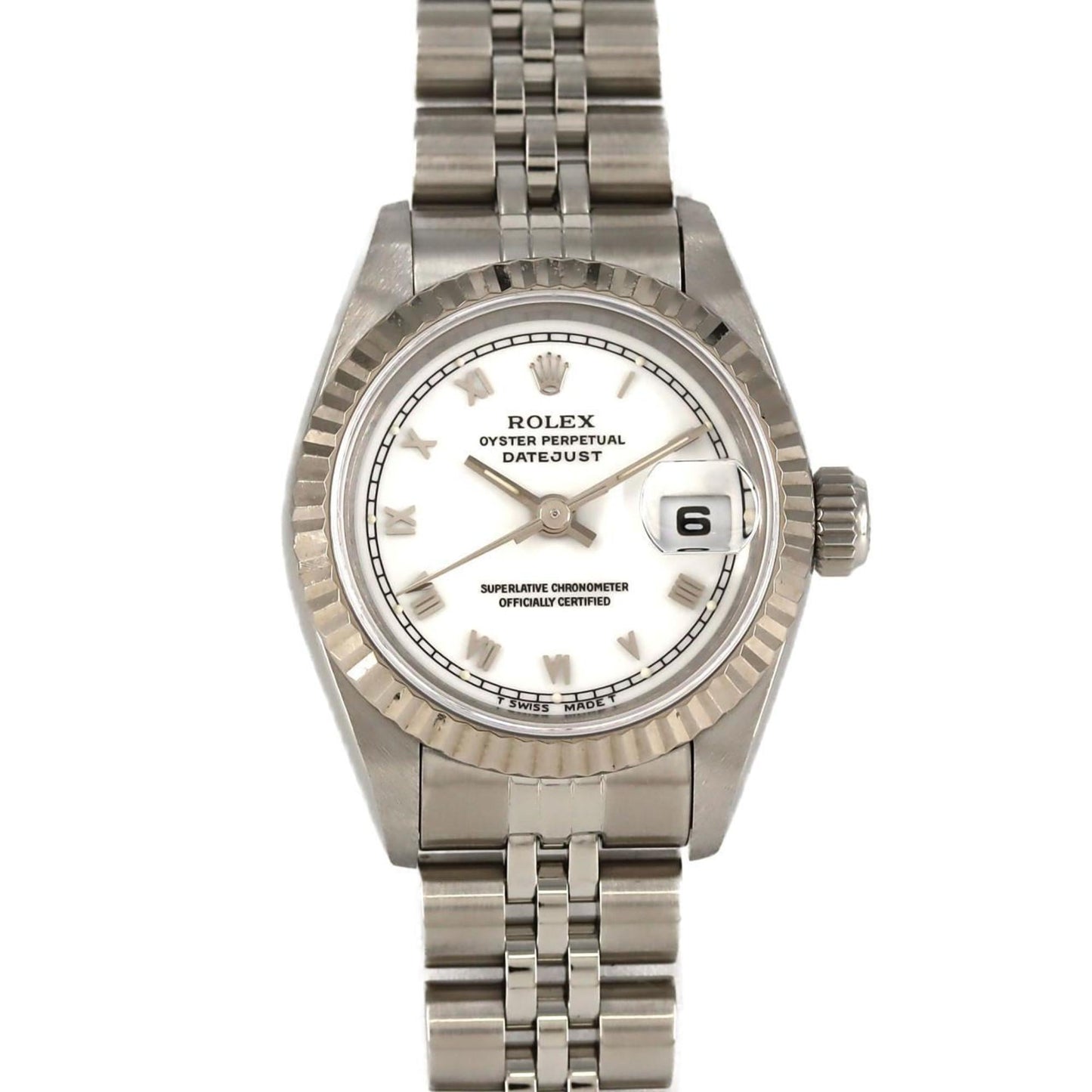 Rolex Datejust 69174 SSxWG Automatic Watch W Serial