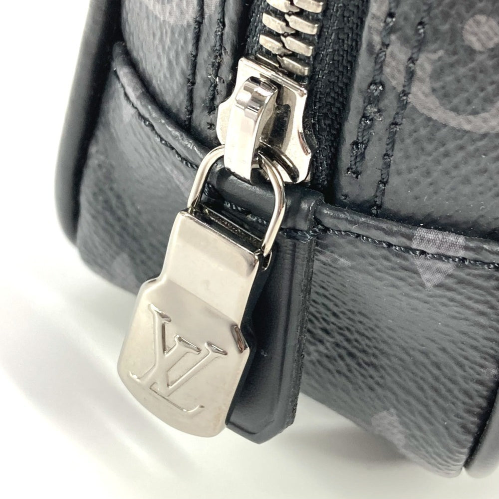 LOUIS VUITTON M43384 Monogram Eclipse True Toilette PM Second Bag Clutch Multi-Pouch Pouch Canvas Men's Women's Black — Like New