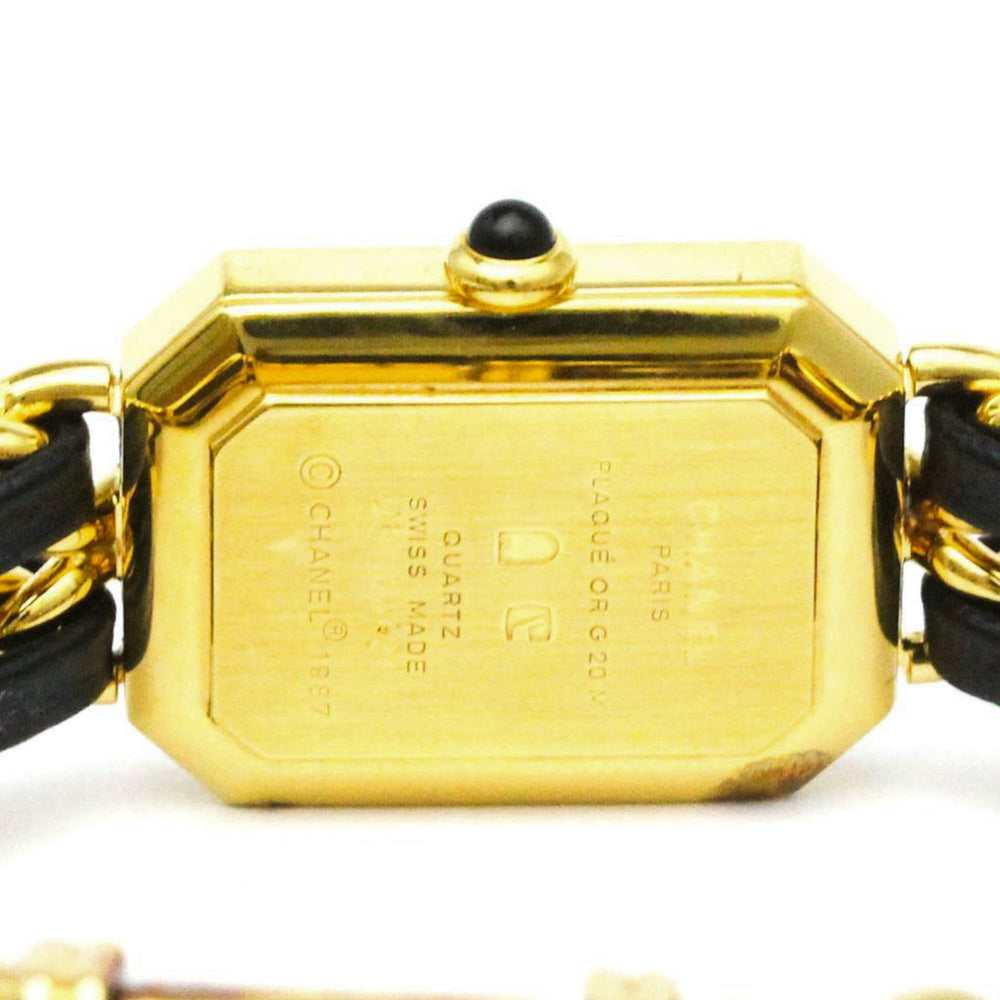 CHANEL Premiere Size L Gold Plated Quartz Ladies Watch H0001 BF582982 — Good