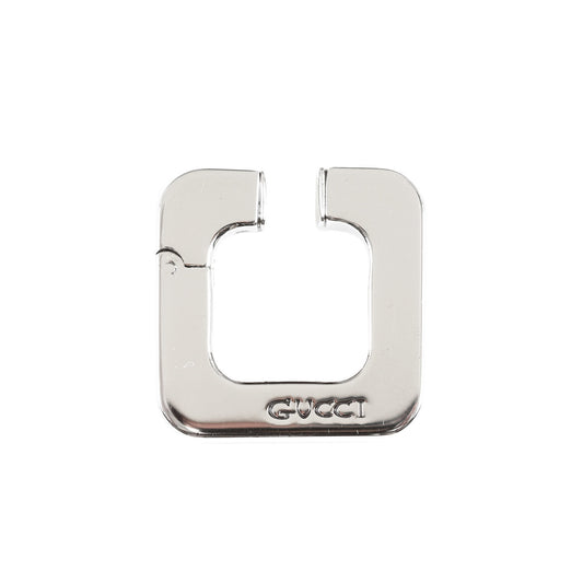 GUCCI Gucci recent model square silver ear cuff for one ear, men