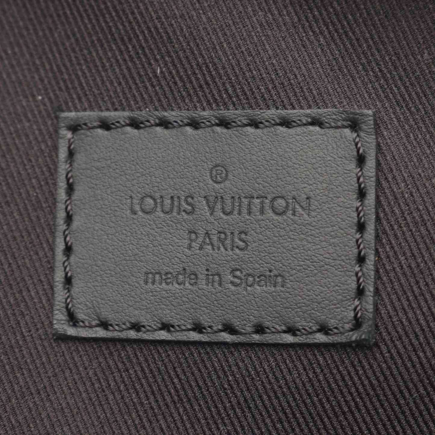 Louis Vuitton Montsouris Rucksack, Coated Canvas and Leather, Monogram Eclipse, Men's, Black, M46683