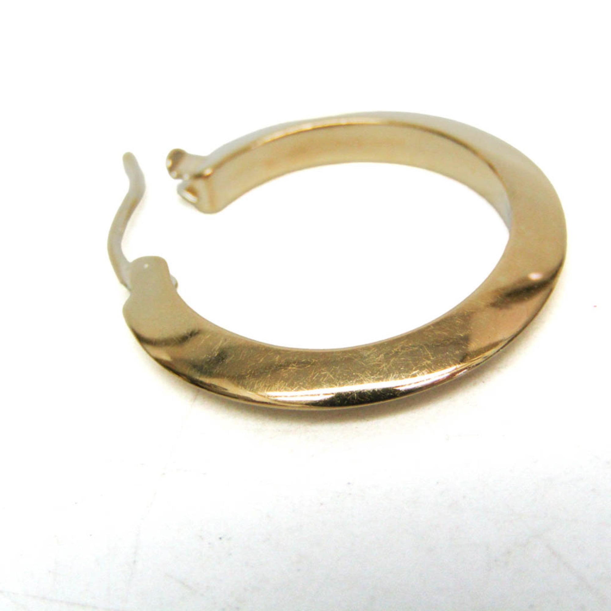 Bottega Veneta Essential Silver Hoop Earrings Gold — Like New