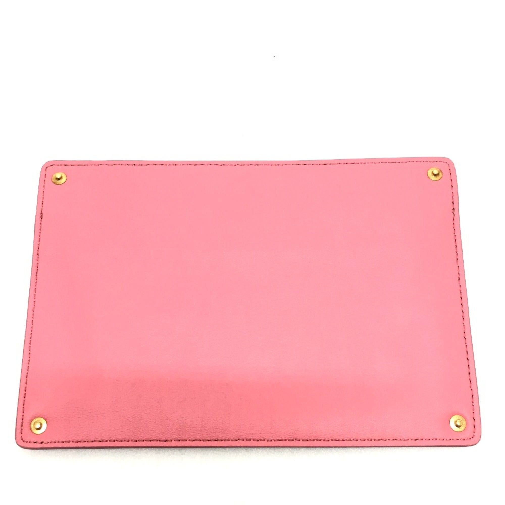 Fendi 7AR907 bag pocket flat Pouch pink — Like New