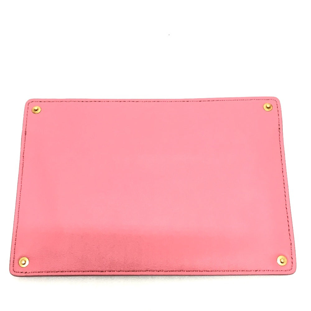 Fendi 7AR907 bag pocket flat Pouch pink — Like New