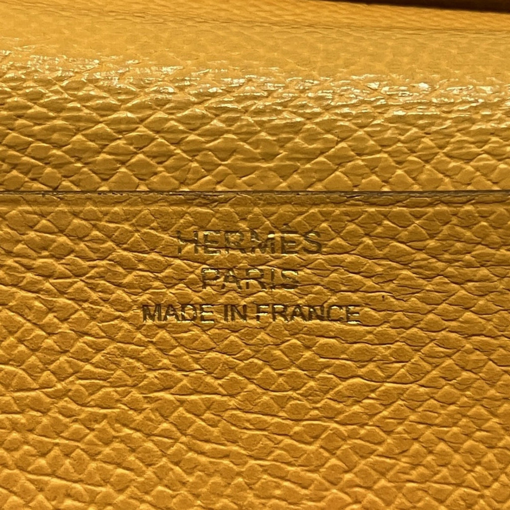 Hermes HERMES long wallet, souffle, Bearn, Epsom leather
