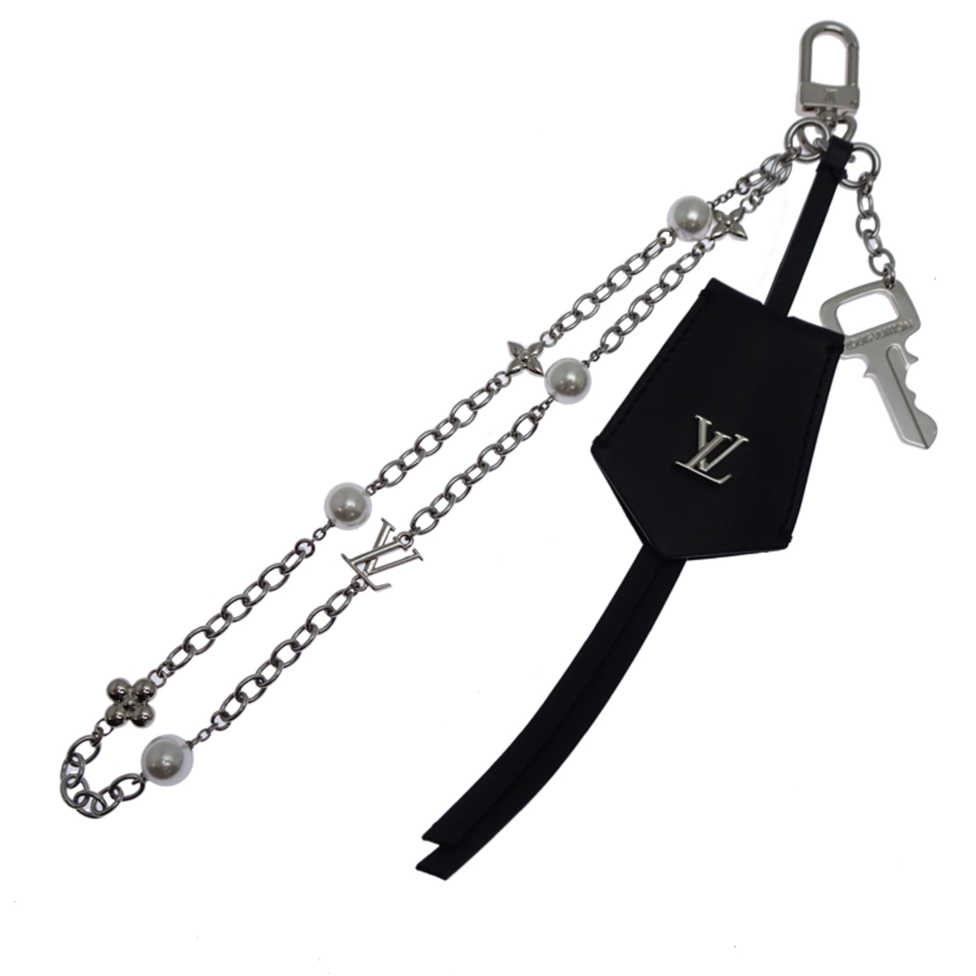 Louis Vuitton Midnight Pearl Stackable Bag Charm, Men's Charm M02957, Metal, Black — New - Store Return