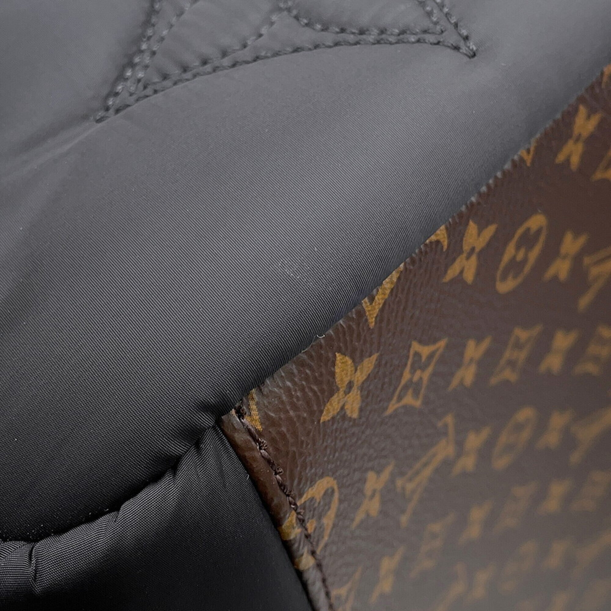 Louis Vuitton Tote Bag, Recycled Nylon, Monogram, OnTheGo GM M59005, Handbag, Black. Vuitton — Like New