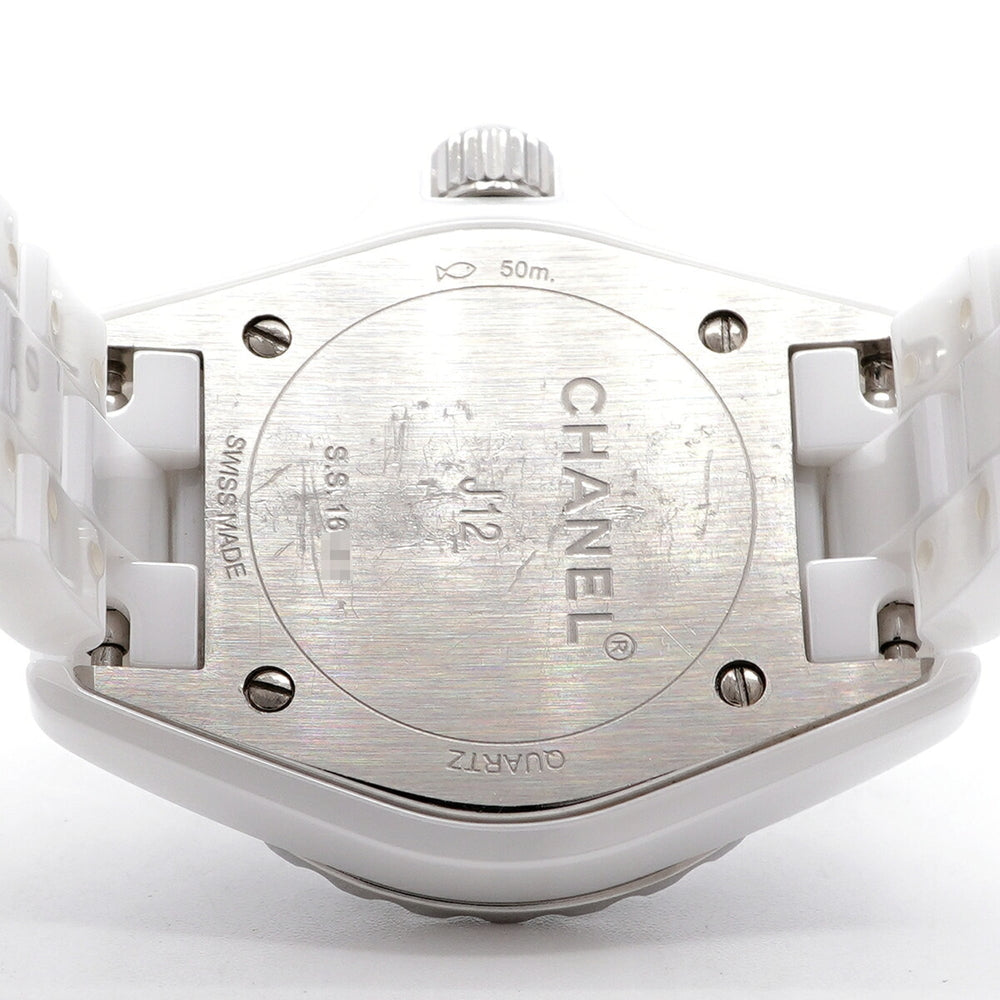 Chanel J12 Diamond H2572 White Dial Women's Watch — Good