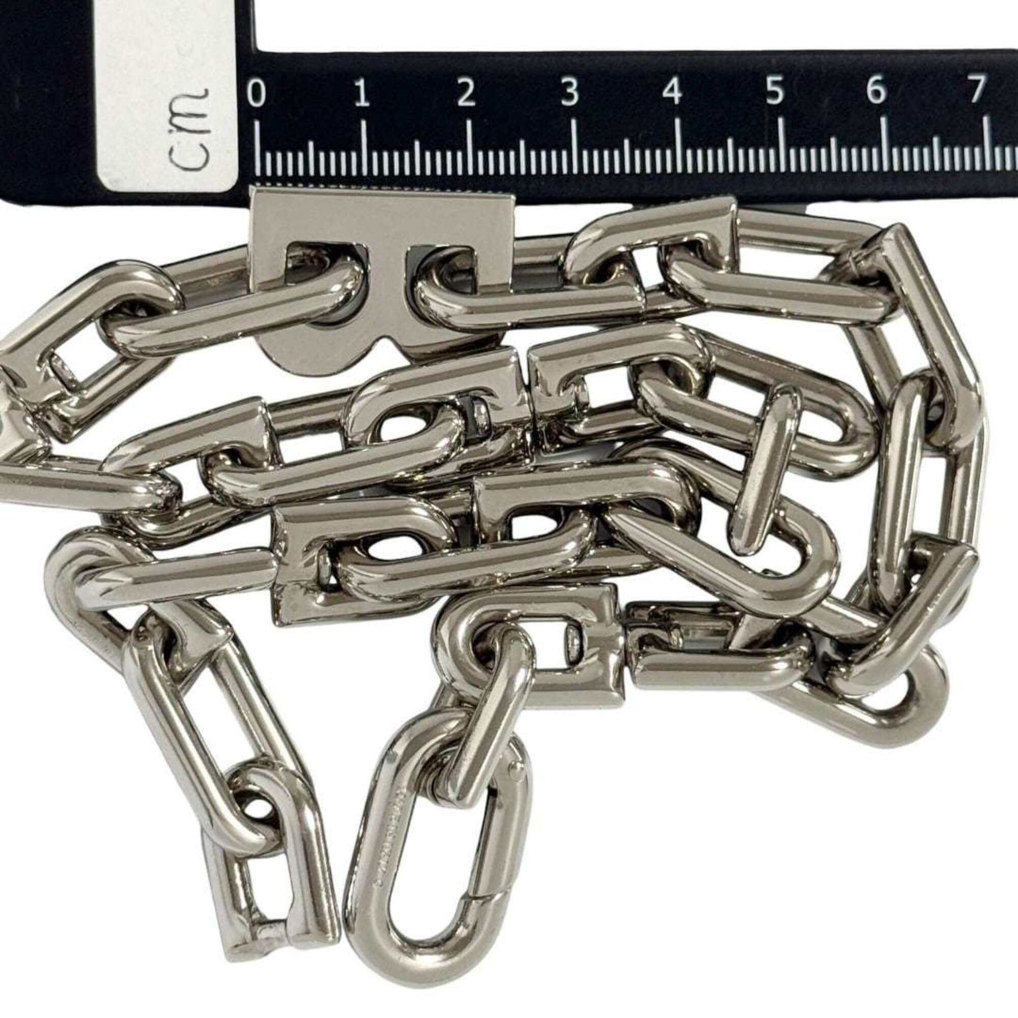 Balenciaga Men's and Women's B Chain Slim Necklace (Short) — Like New
