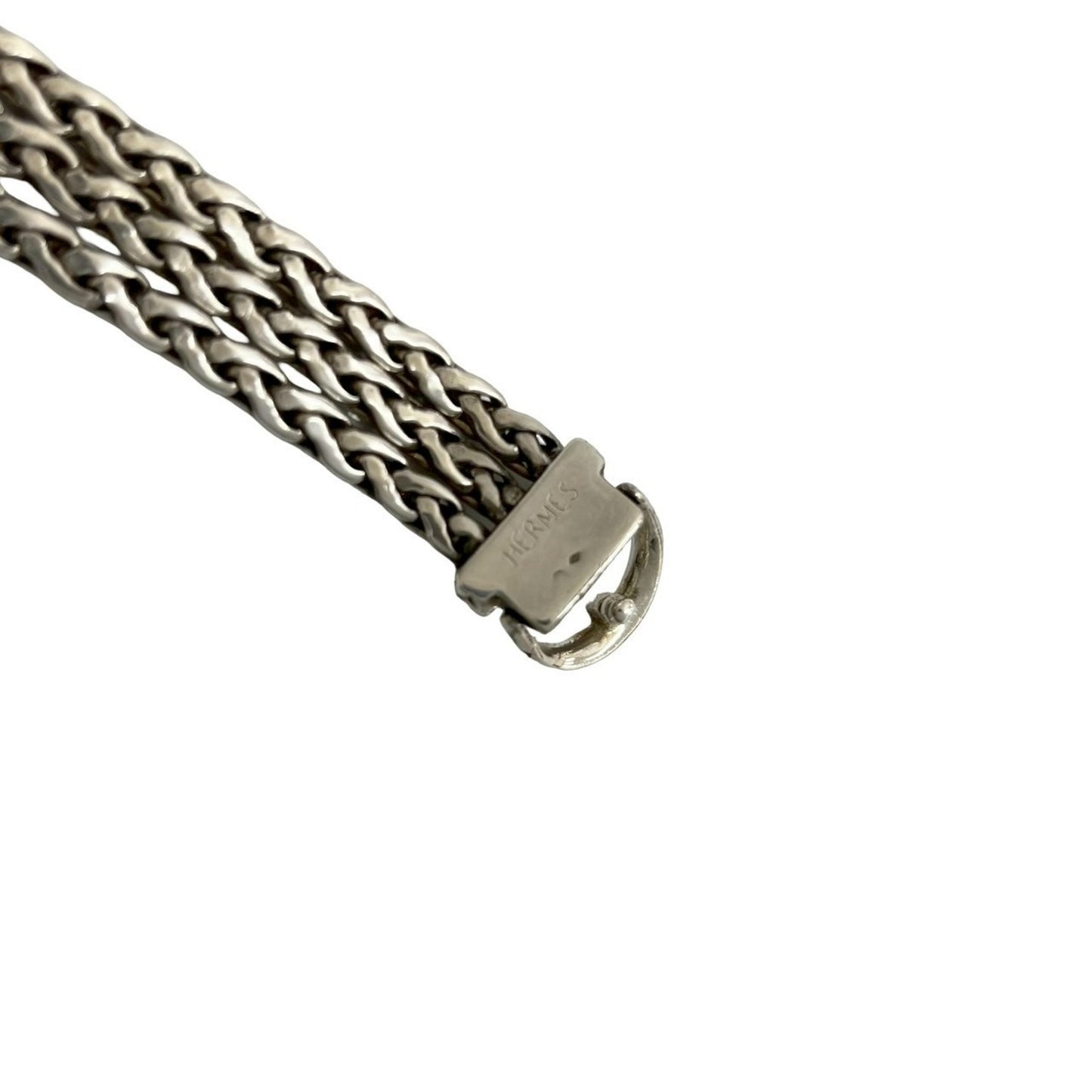 HERMES Diane Silver 925 Chain Belt Bracelet Bangle 34974