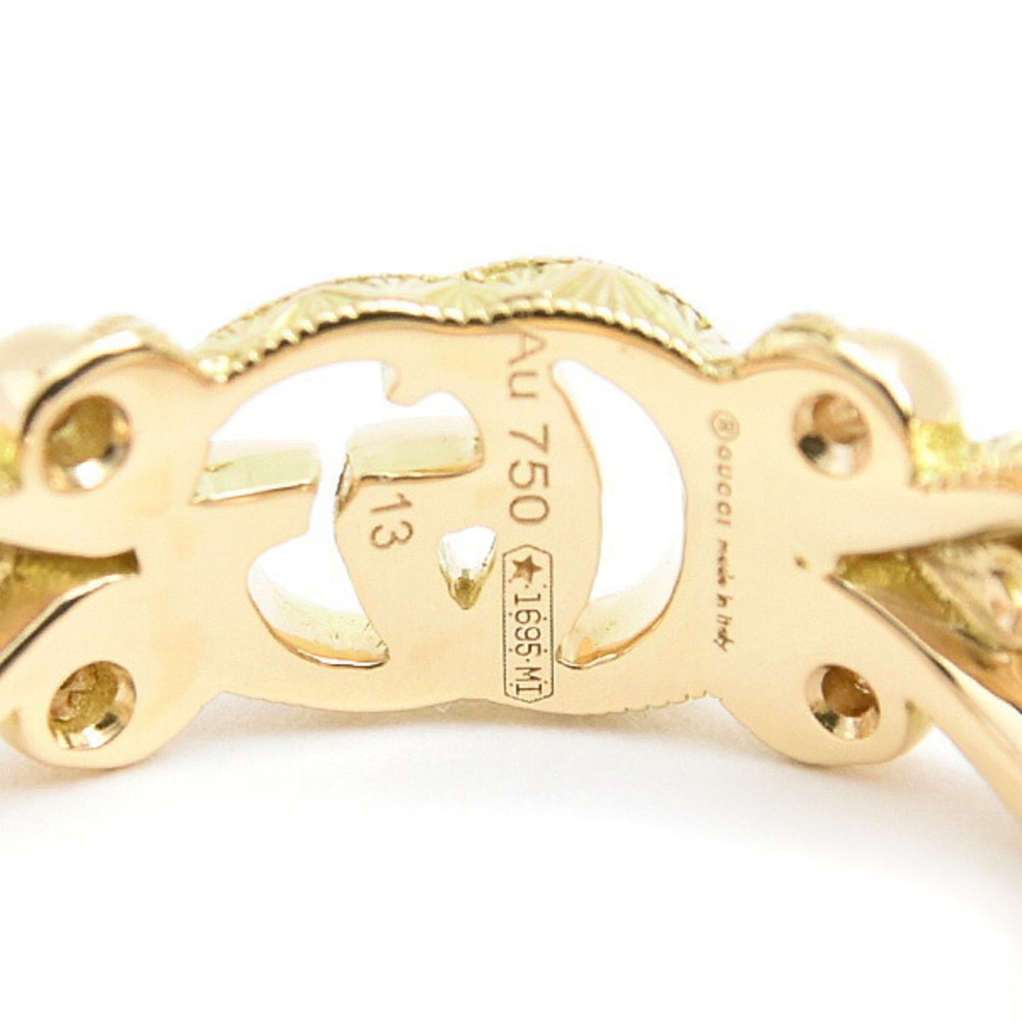 Gucci Flora Diamond Ring for Women in Yellow Gold 750YG