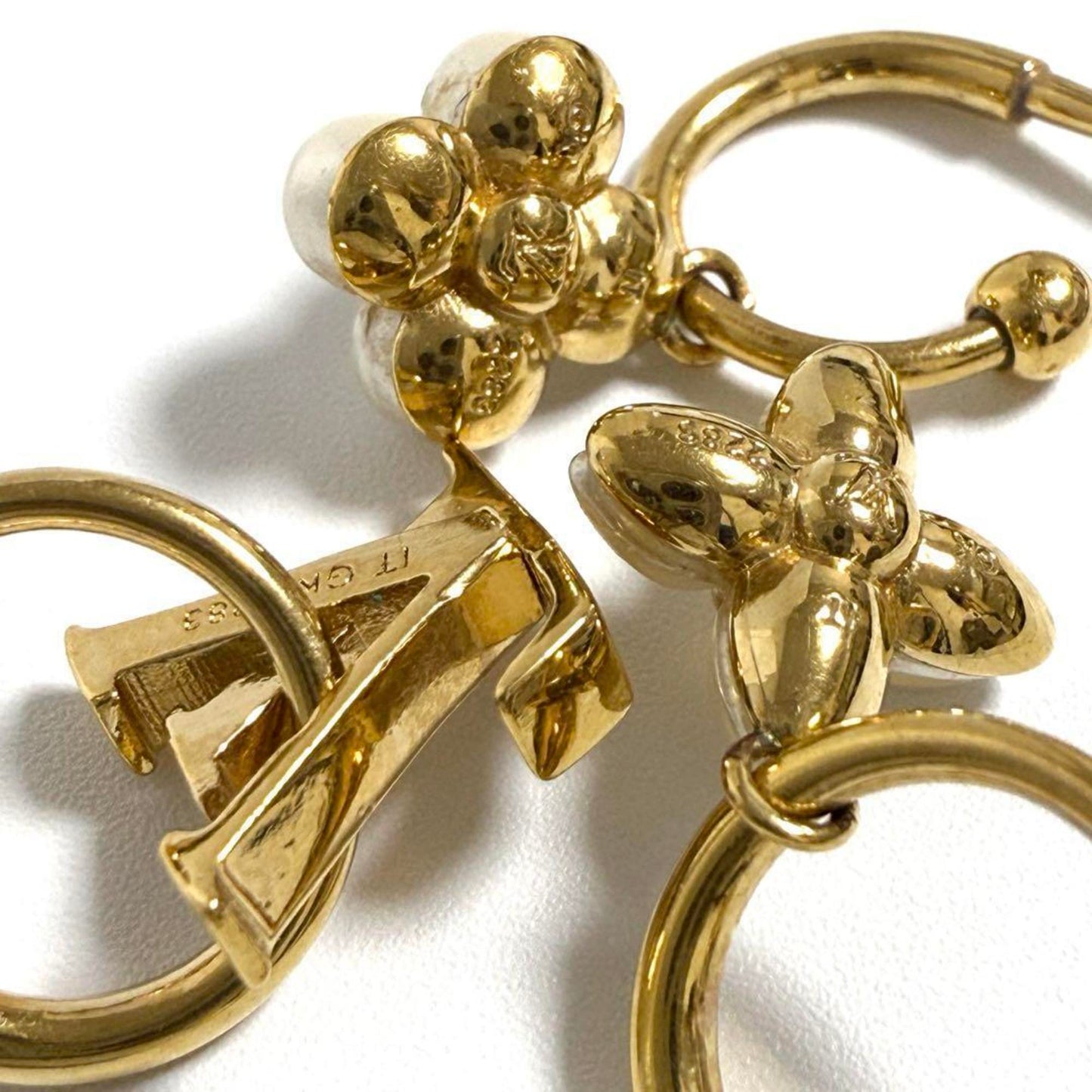 Louis Vuitton Women's Earrings LV Floragram Set of 3