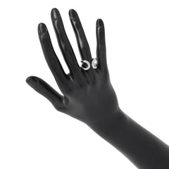 Hermes Lima PM ring, SV925 silver, ring size 52. HERMES — Like New