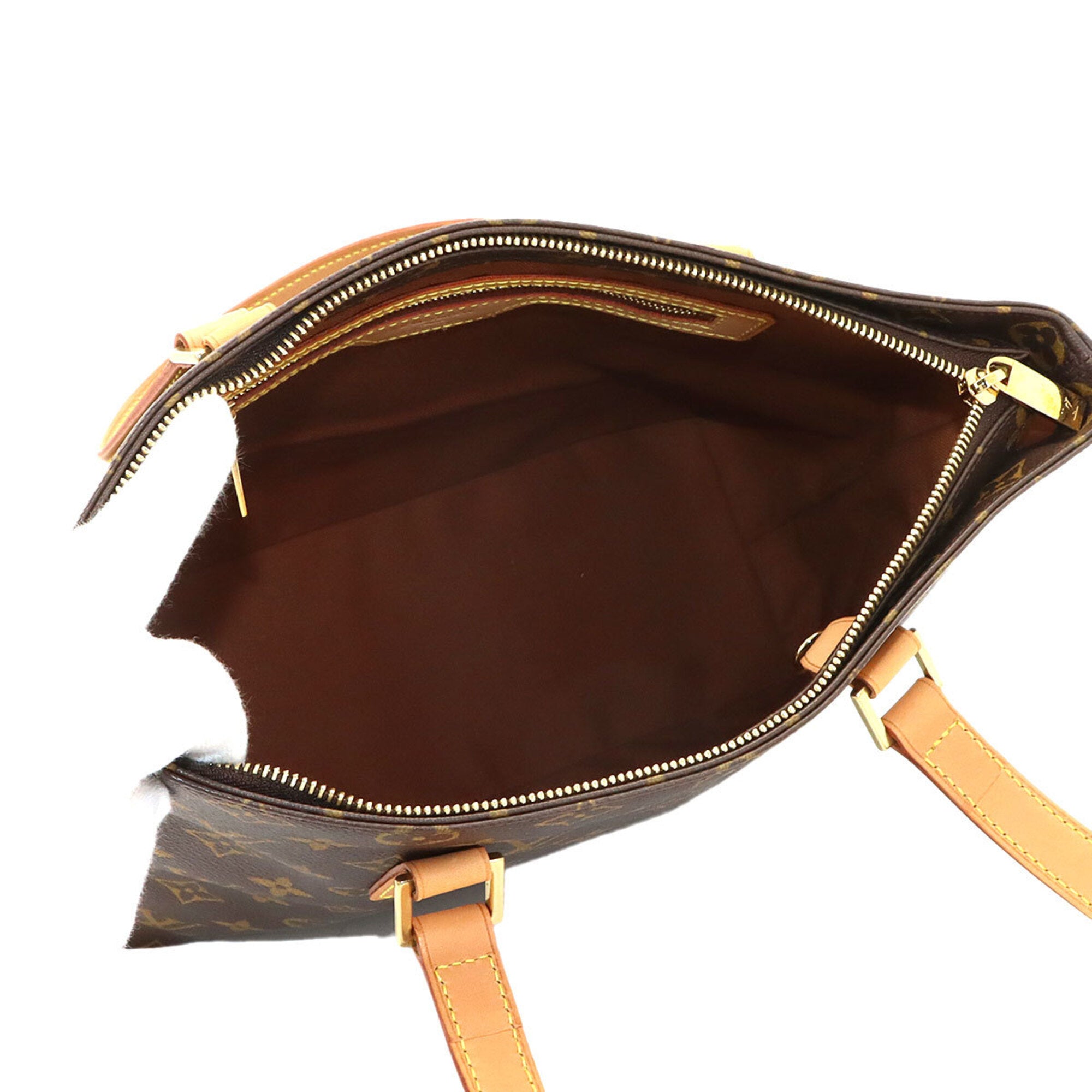 Louis Vuitton Monogram Cabas Piano Tote Handbag, Brown, M51148, Gold Hardware — Like New