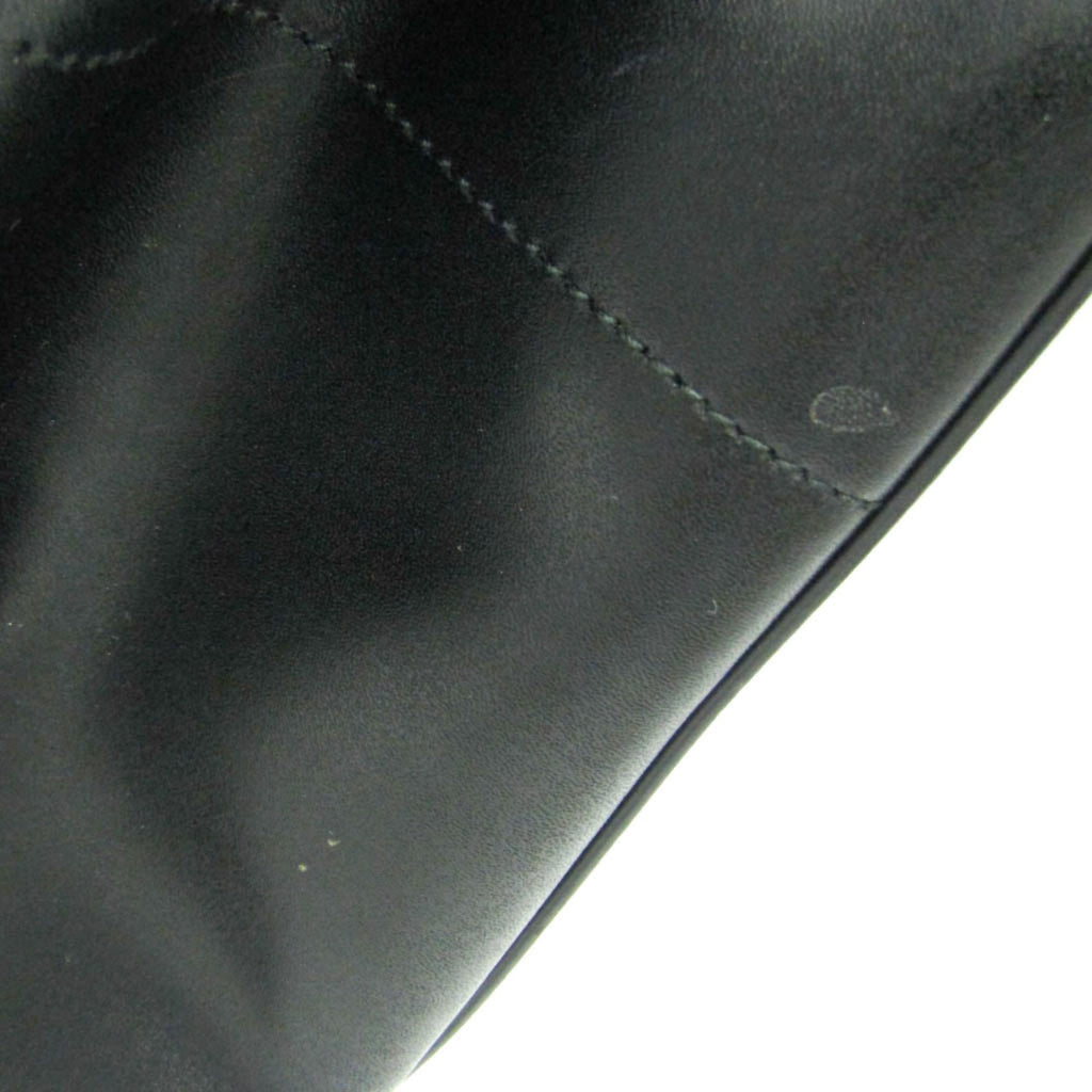 Salvatore Ferragamo Vara EZ-21 H500 Women's Leather Tote Bag Black